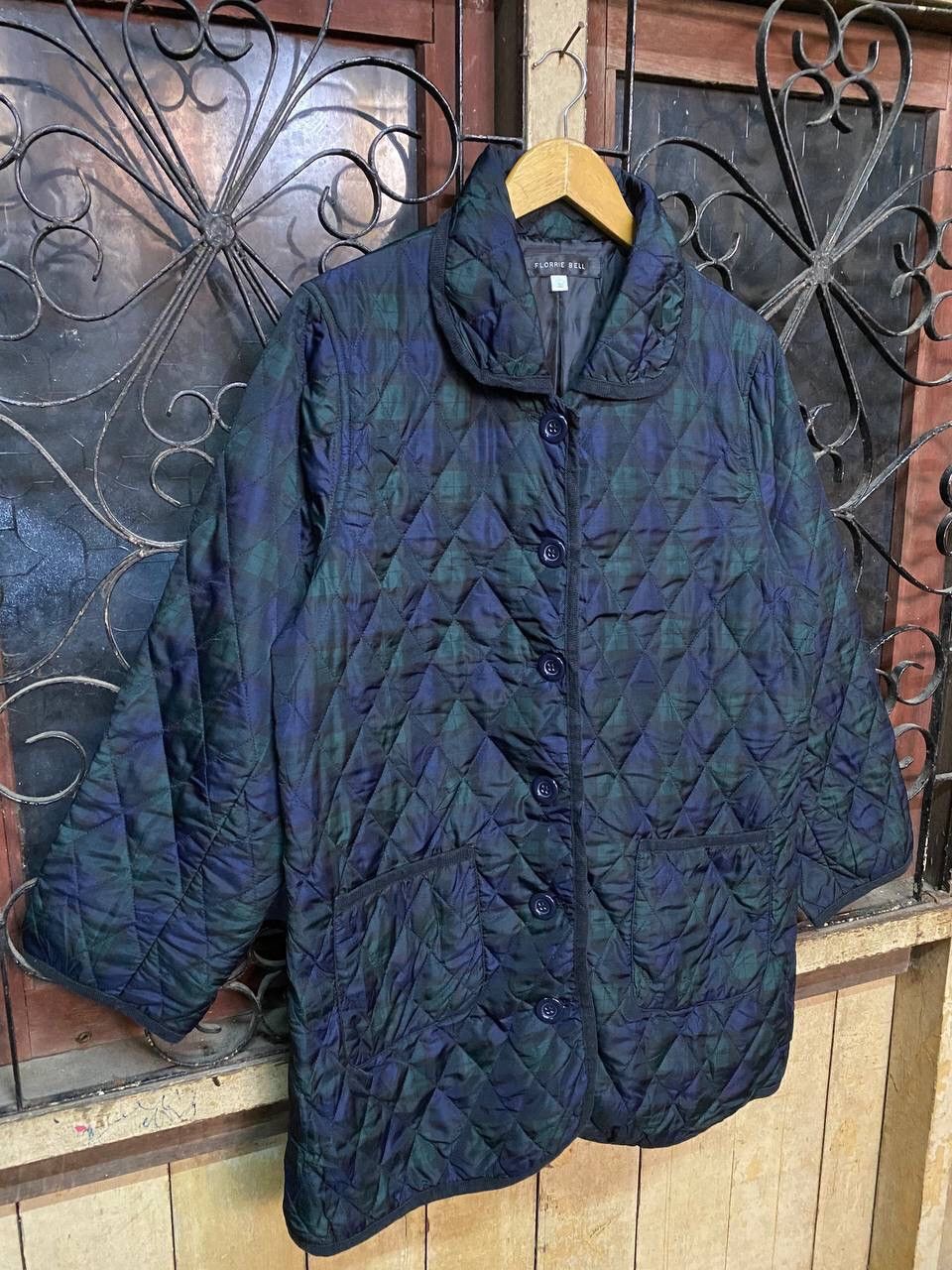 Japanese Brand FLORRIE BELL QUILTED JACKET Size US M / EU 48-50 / 2 - 4 Thumbnail
