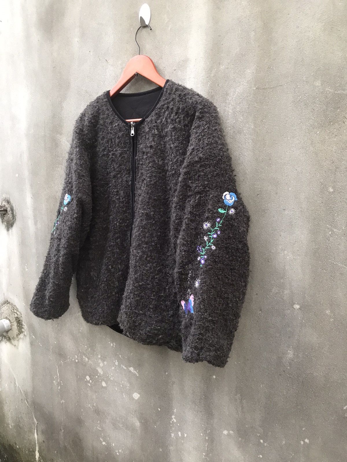 Beauty Beast × If Six Was Nine × Japanese Brand Vintage Scolar Mohair Embroidered Logo Reversible Jacket Size US M / EU 48-50 / 2 - 7 Thumbnail
