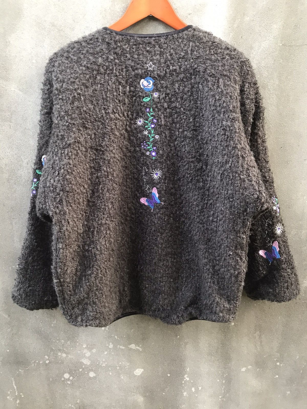 Beauty Beast × If Six Was Nine × Japanese Brand Vintage Scolar Mohair Embroidered Logo Reversible Jacket Size US M / EU 48-50 / 2 - 18 Thumbnail