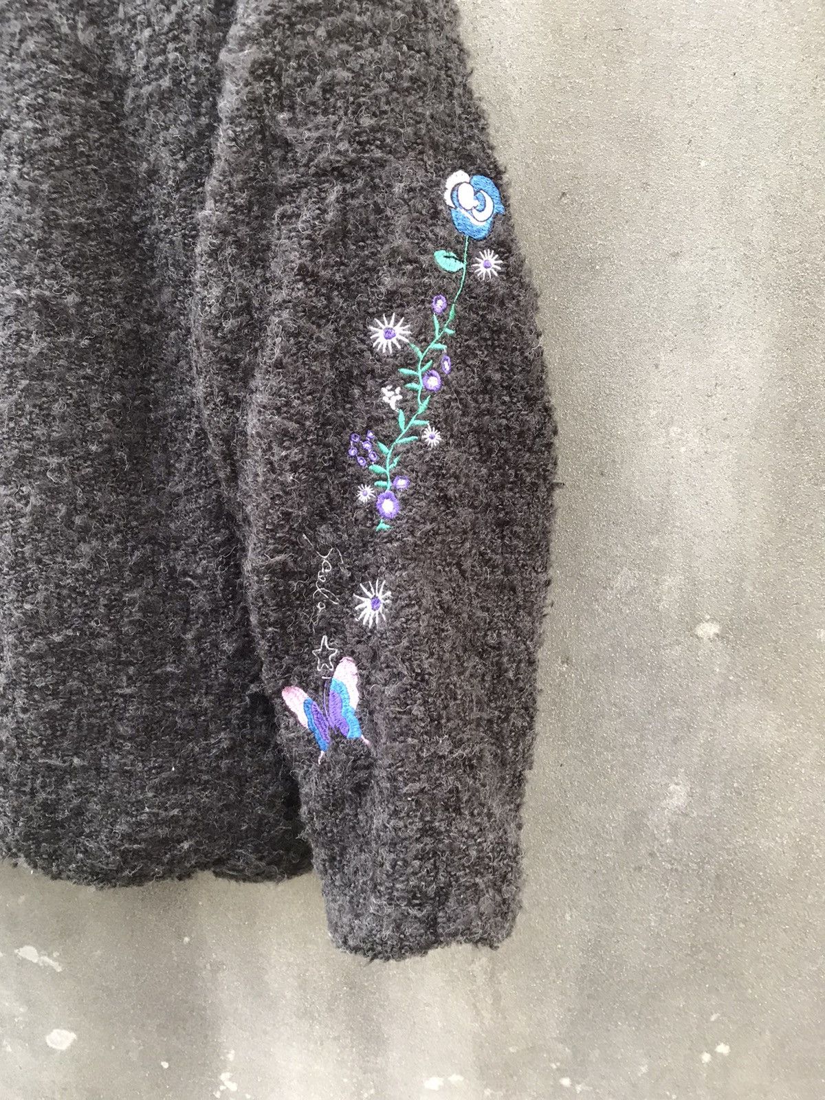 Beauty Beast × If Six Was Nine × Japanese Brand Vintage Scolar Mohair Embroidered Logo Reversible Jacket Size US M / EU 48-50 / 2 - 9 Thumbnail