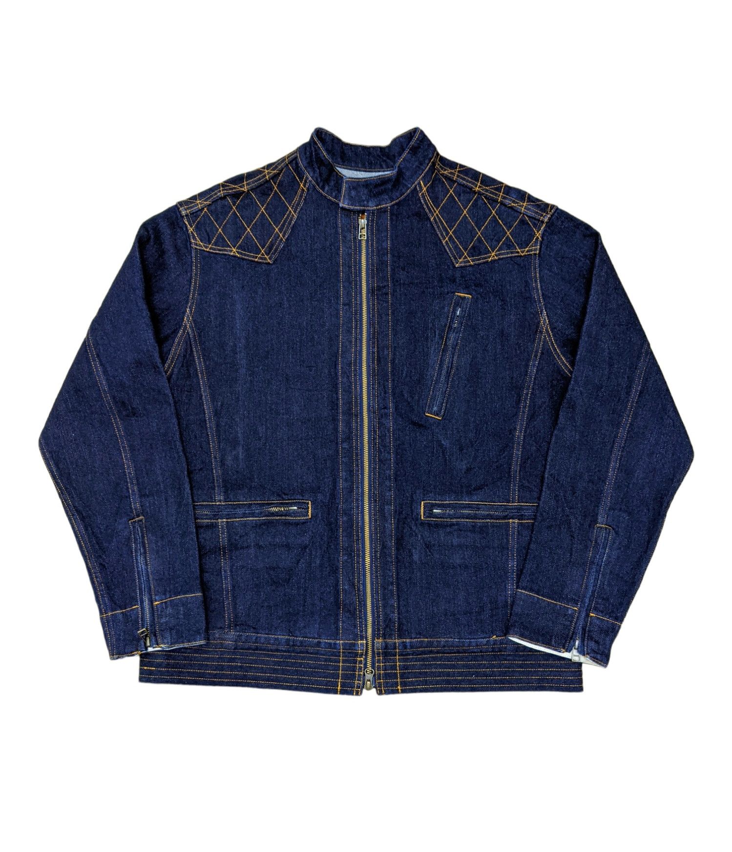 KOJIMA GENES Kojima Genes Kevlar Single Denim Jacket Size US XL / EU 56 / 4 - 1 Thumbnail