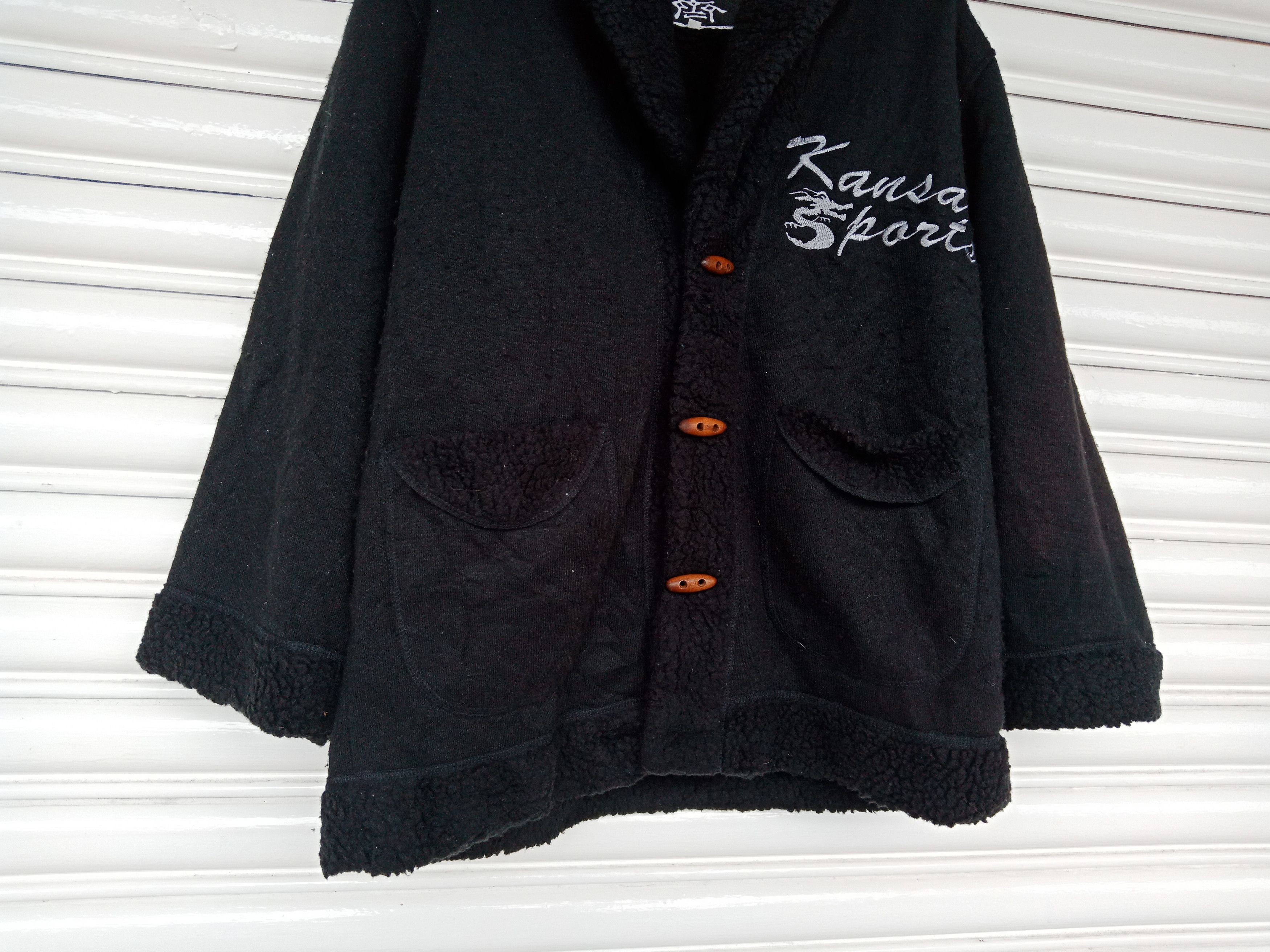 Japanese Brand × Kansai Yamamoto Kansai Yamamoto Dragons Embroid Fleece Size US L / EU 52-54 / 3 - 6 Thumbnail