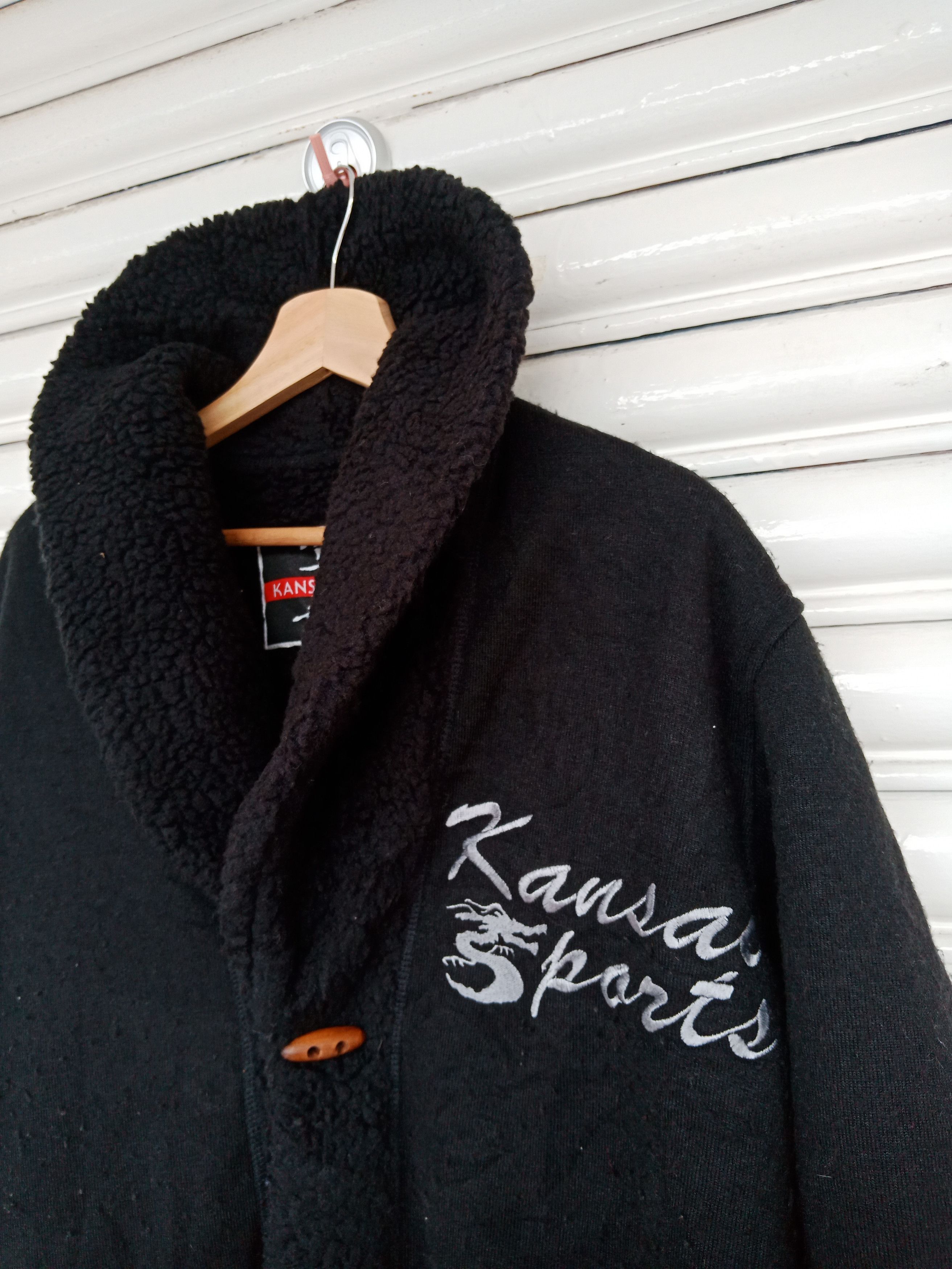 Japanese Brand × Kansai Yamamoto Kansai Yamamoto Dragons Embroid Fleece Size US L / EU 52-54 / 3 - 7 Thumbnail