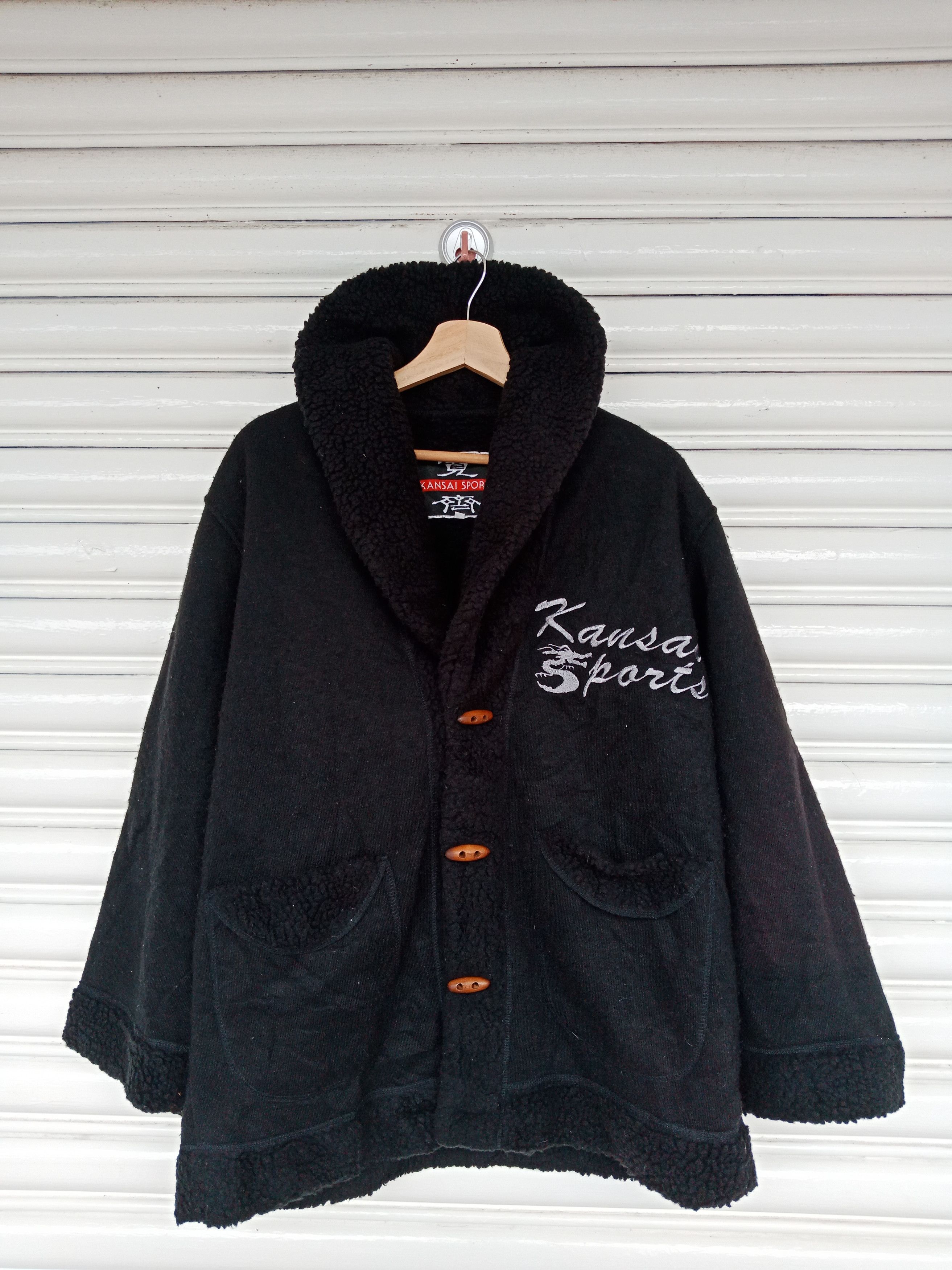 Japanese Brand × Kansai Yamamoto Kansai Yamamoto Dragons Embroid Fleece Size US L / EU 52-54 / 3 - 1 Thumbnail