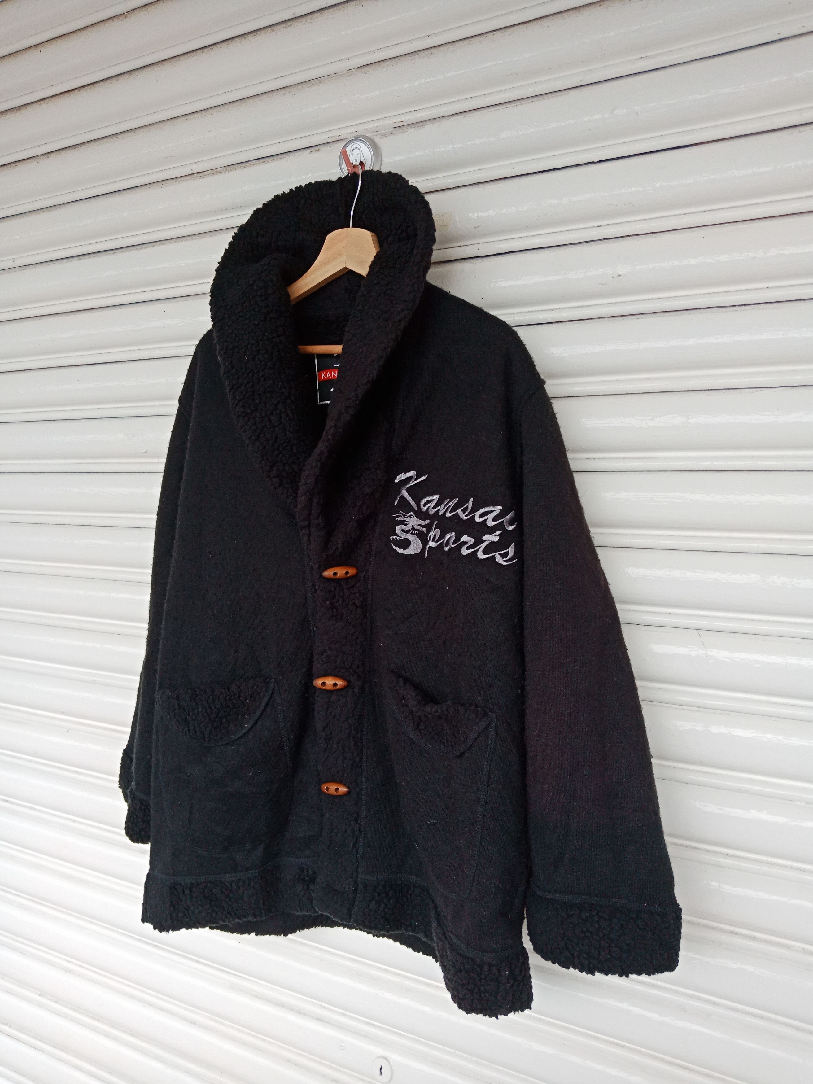 Japanese Brand × Kansai Yamamoto Kansai Yamamoto Dragons Embroid Fleece Size US L / EU 52-54 / 3 - 4 Thumbnail