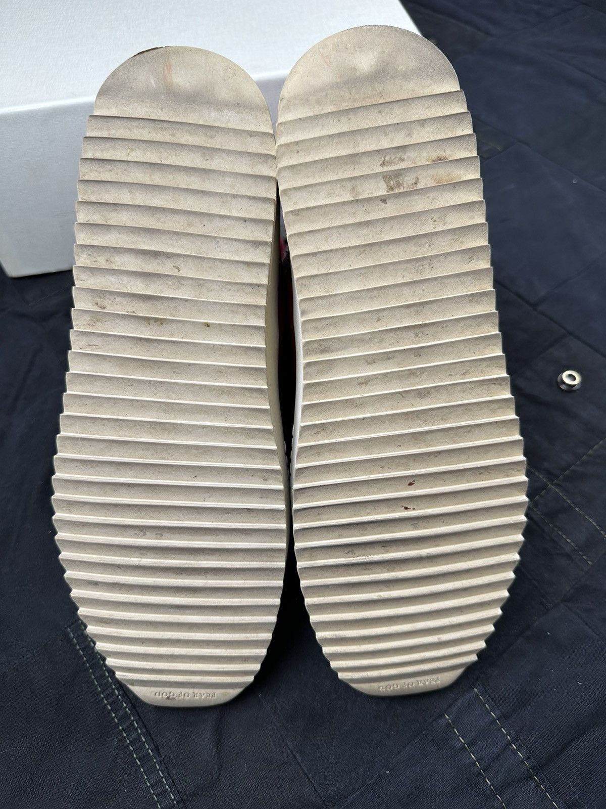 Fear of God 4th Red Military Sneaker Sample Size US 7 / EU 40 - 6 Thumbnail