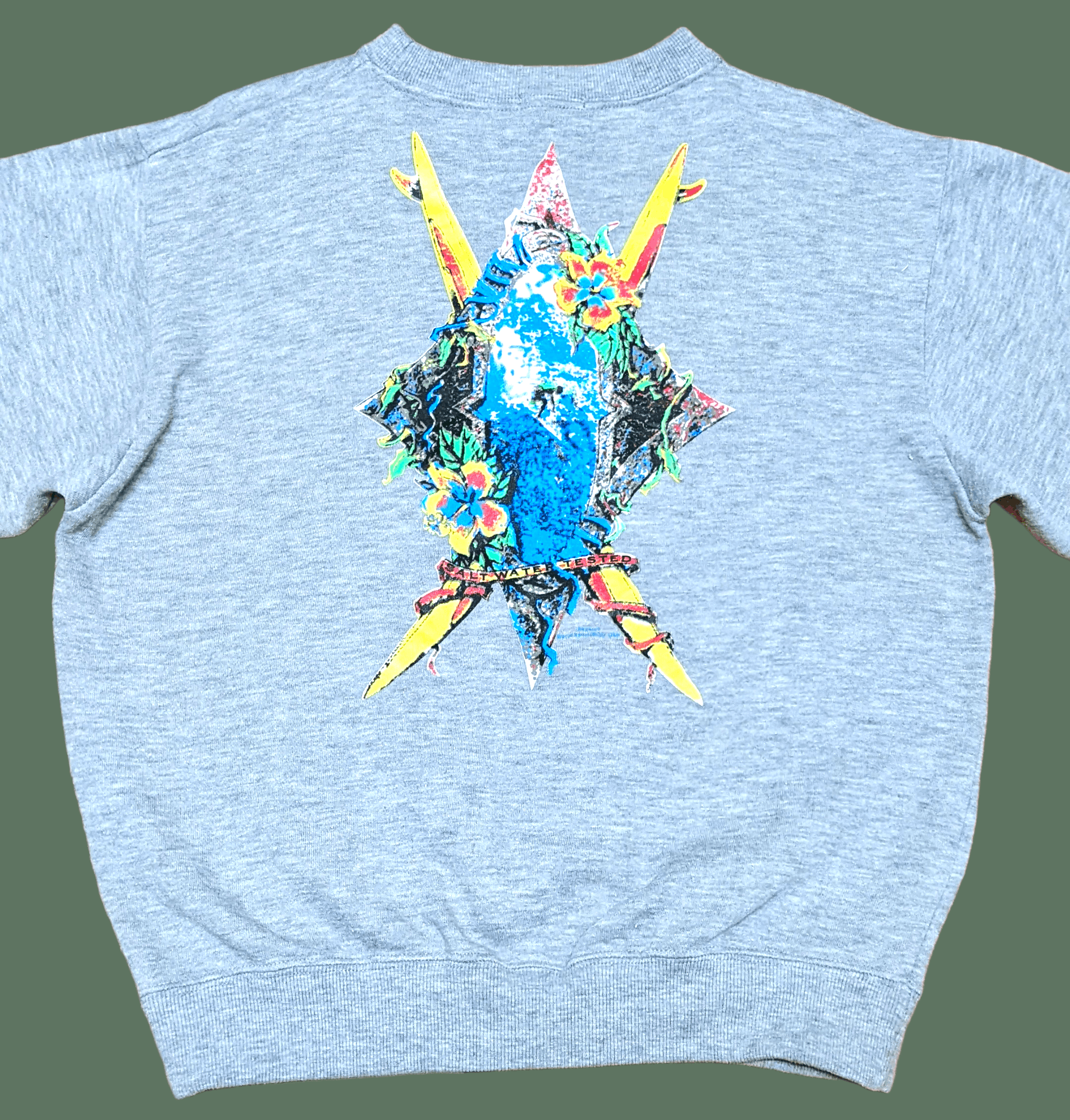 Billabong × Vintage Vintage 90s Pepe USA International Surfboards Sweatshirt Size US S / EU 44-46 / 1 - 4 Thumbnail