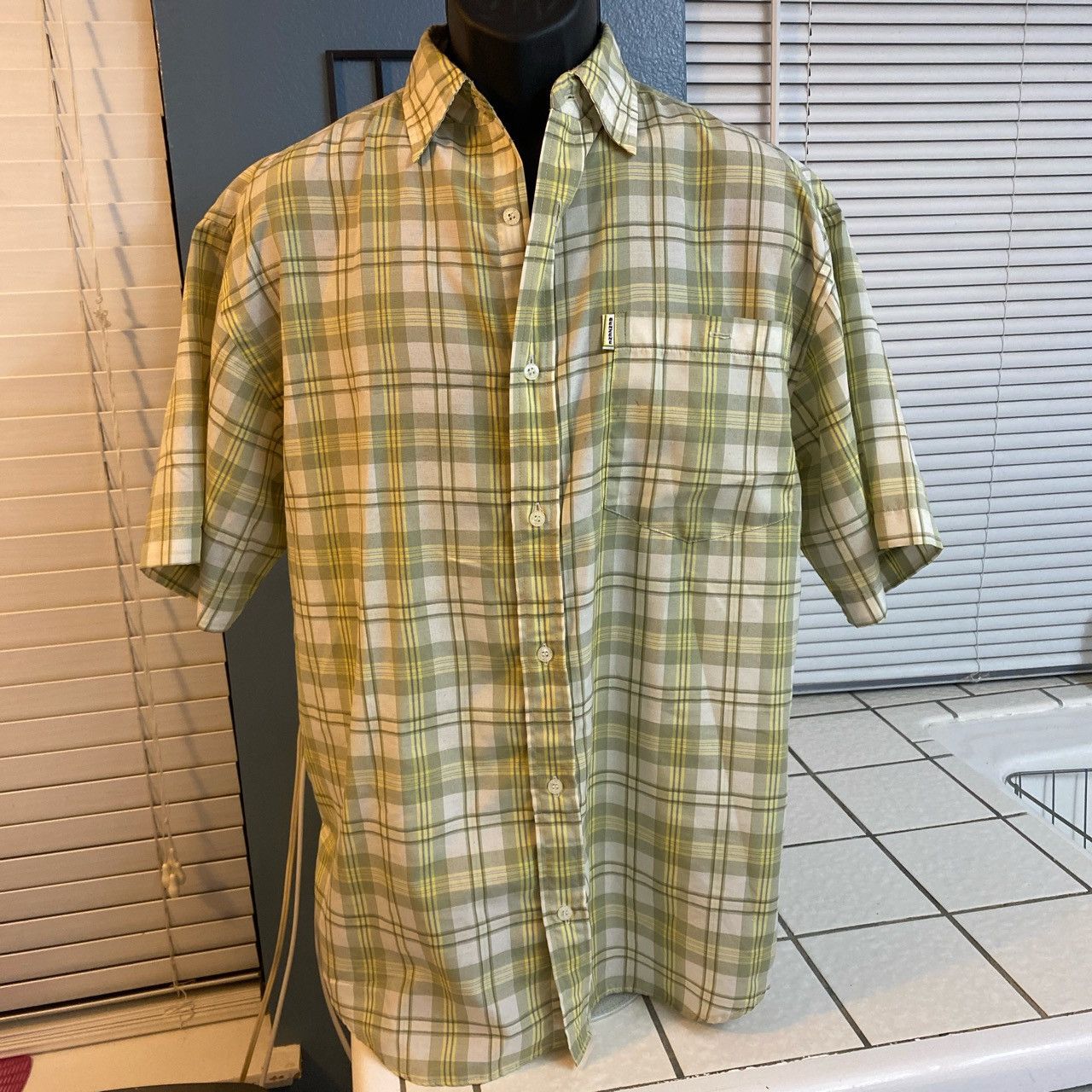 Vintage Vintage Benzene Button Up Shirt Size US M / EU 48-50 / 2 - 1 Thumbnail