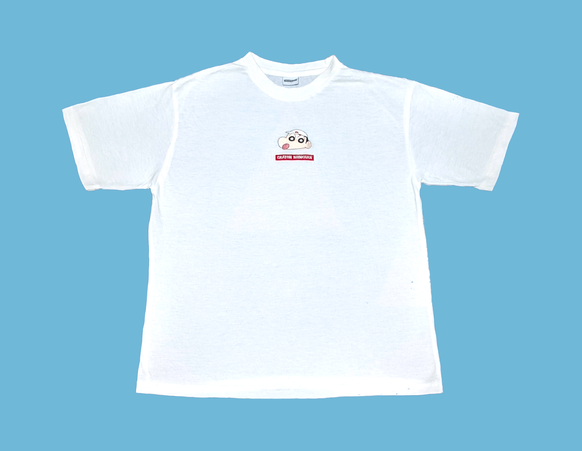 Anime × Japanese Brand × Vintage Vintage Crayon Shin Chan Small Embroidered Head T shirt Size US S / EU 44-46 / 1 - 2 Thumbnail