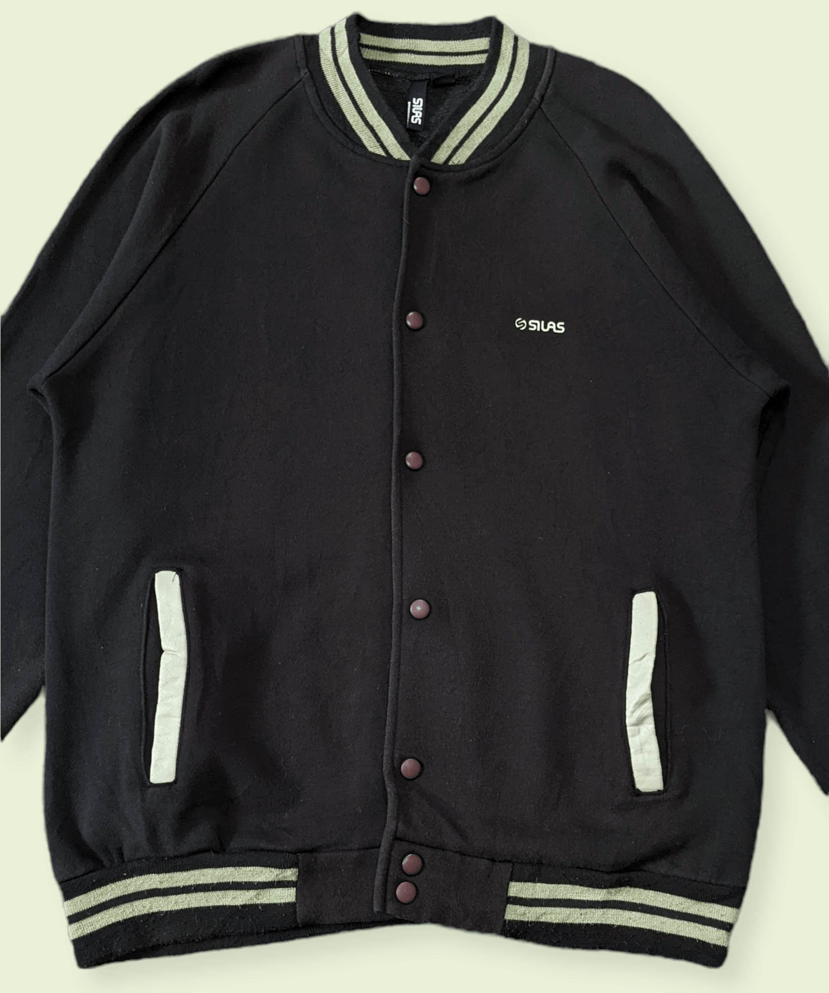 Japanese Brand × Silas × Vintage Vintage Silas Japanese Streetwear Varsity Style Jacket Size US M / EU 48-50 / 2 - 3 Thumbnail