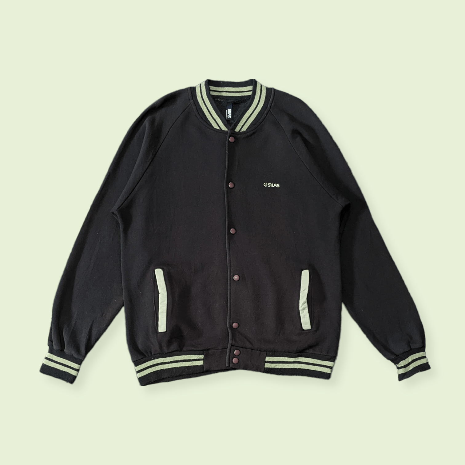 Japanese Brand × Silas × Vintage Vintage Silas Japanese Streetwear Varsity Style Jacket Size US M / EU 48-50 / 2 - 1 Thumbnail