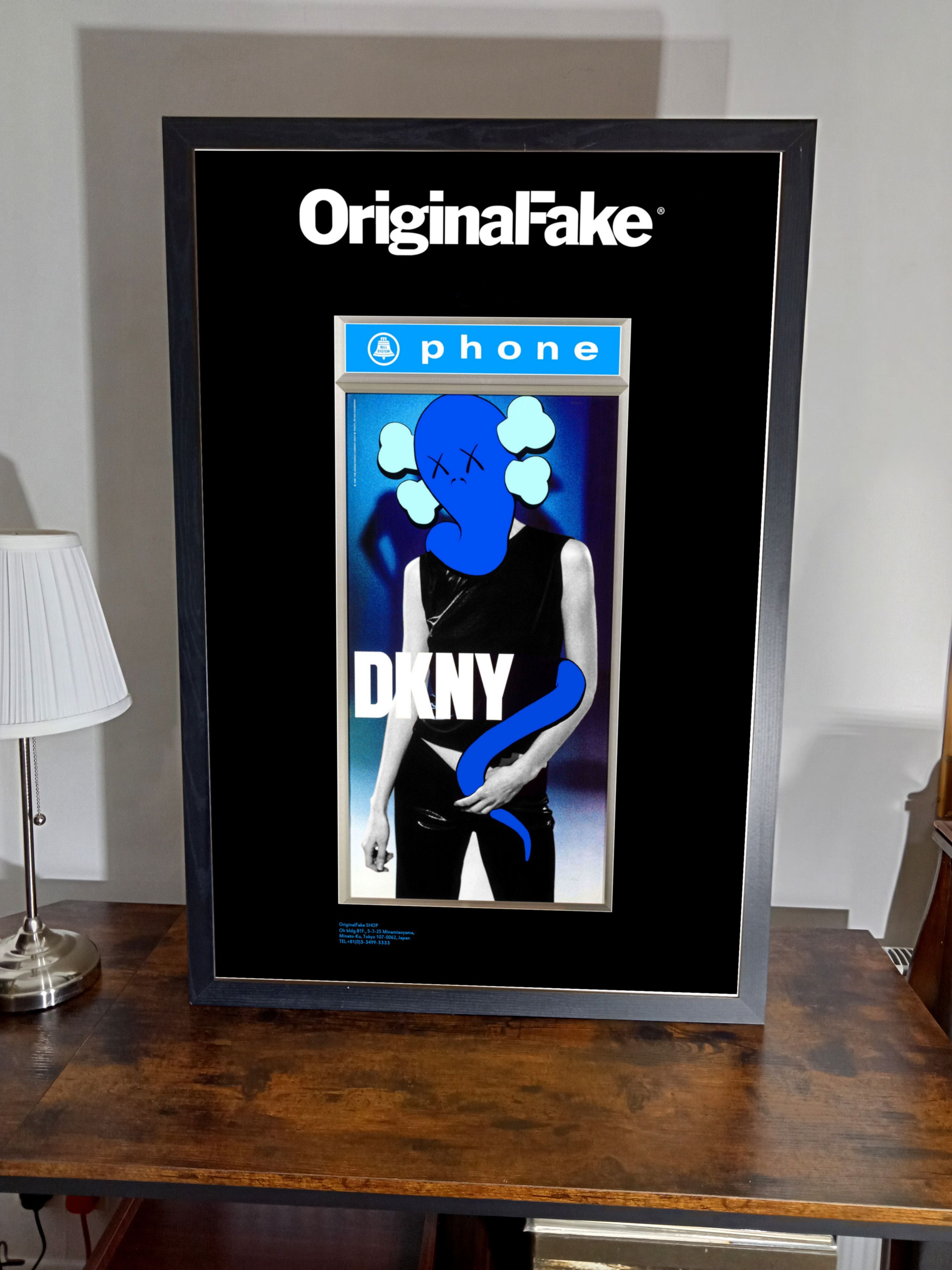 Calvin Klein KAWS Original Fake DKNY poster, 2010 | Grailed