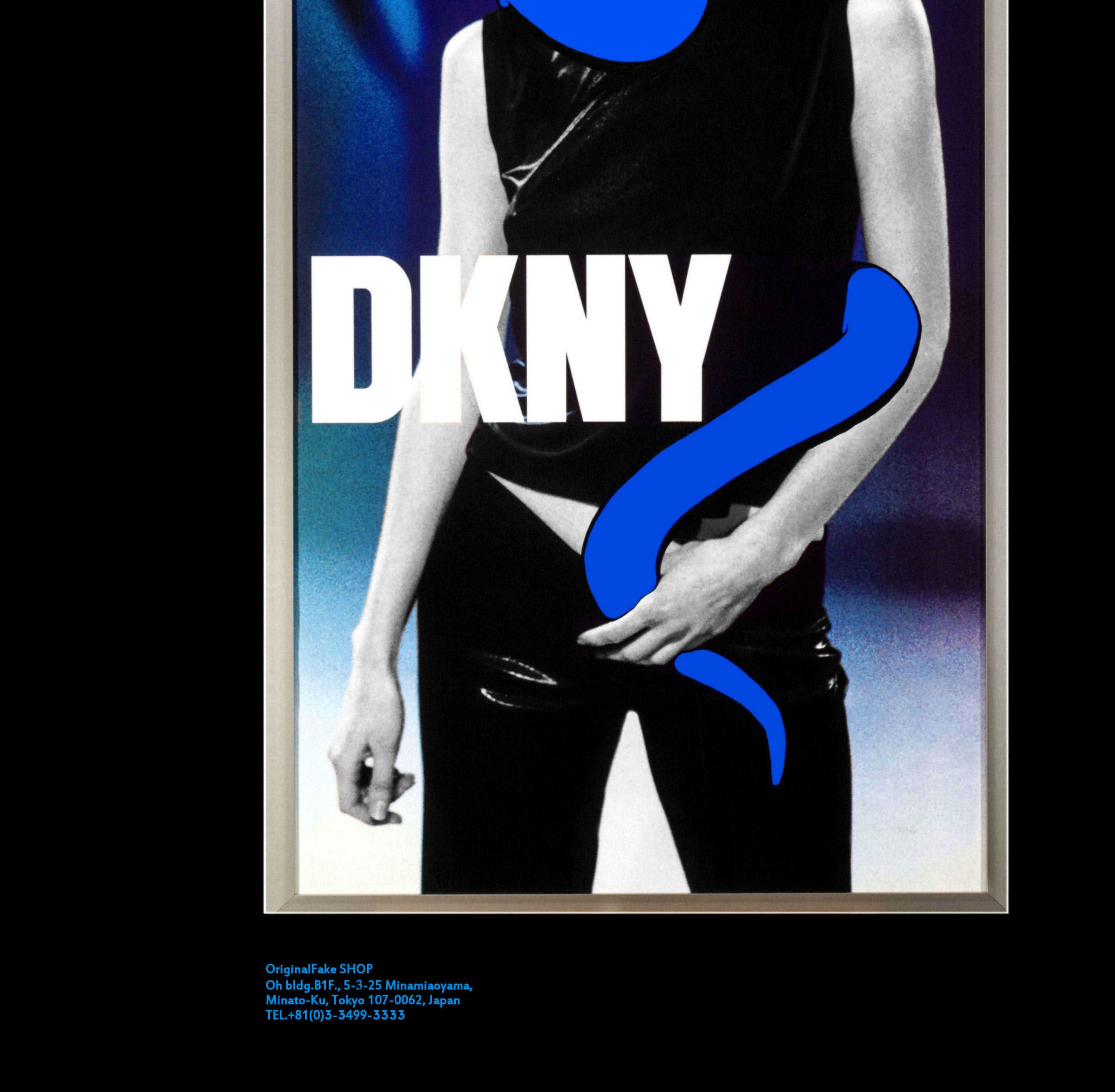 お買い得モデル Kaws × Klein Calvin KAWS 2010 poster, DKNY Fake Original ポスター