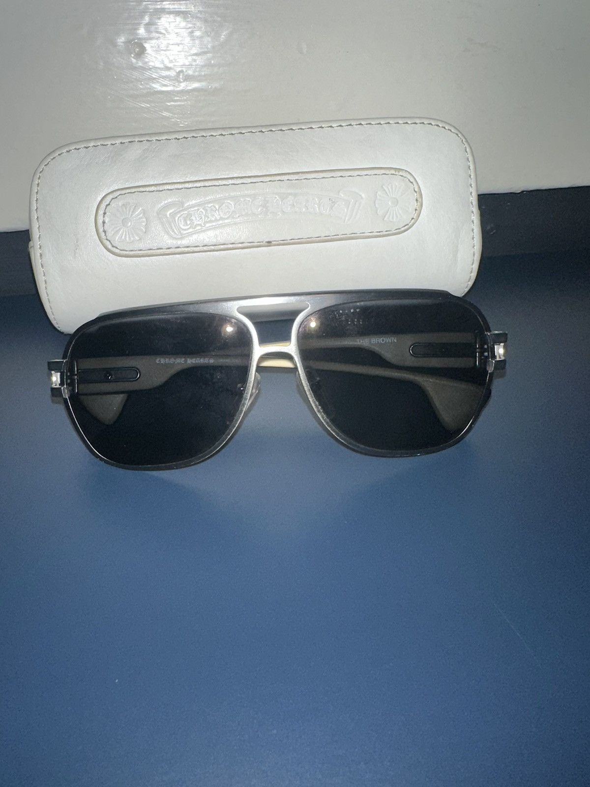 Chrome Hearts Vintage Chrome Hearts Glasses + Case 