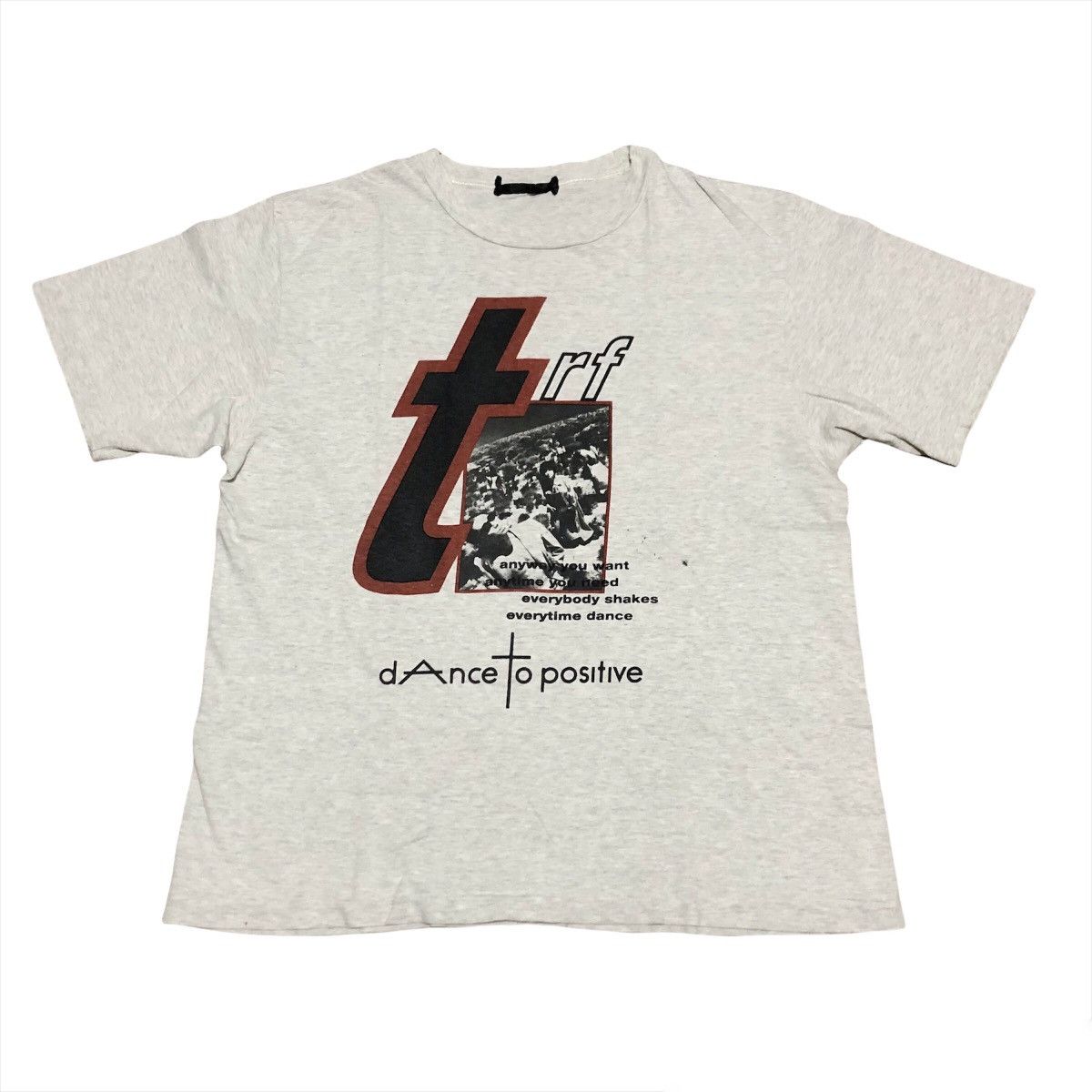Band Tees × Vintage RARE ! Vintage 90s TRF dAnce to positive Tshirt Size US L / EU 52-54 / 3 - 1 Thumbnail