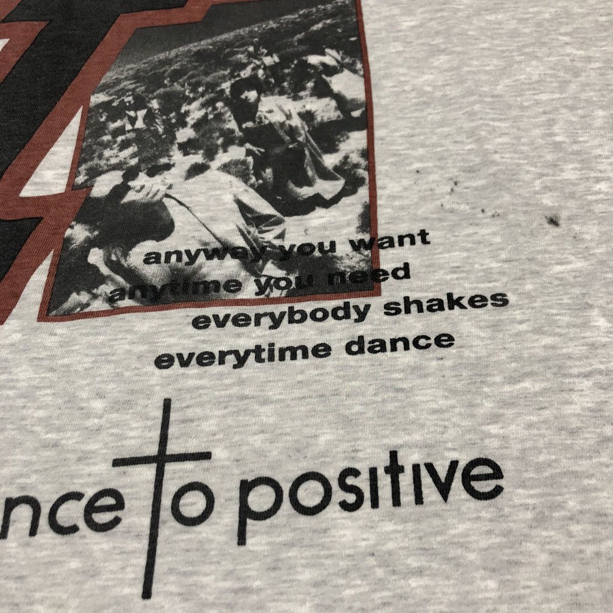 Band Tees × Vintage RARE ! Vintage 90s TRF dAnce to positive Tshirt Size US L / EU 52-54 / 3 - 3 Thumbnail