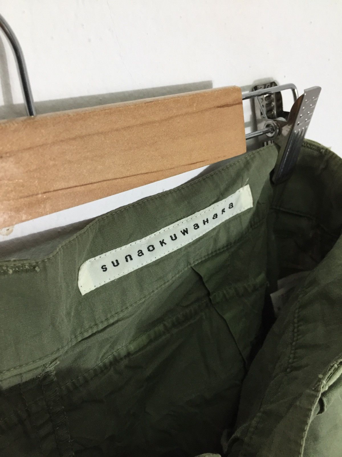 Issey Miyake Sunaokuwahara Army Pocket Back Cropped Style Size US 30 / EU 46 - 2 Thumbnail