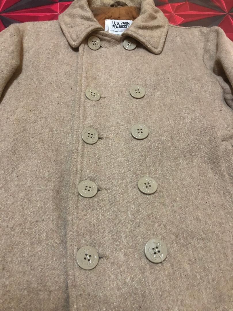 Schott WINTER COAT Vintage Pea Jacket US 740N by Schott USA Size US M / EU 48-50 / 2 - 3 Thumbnail