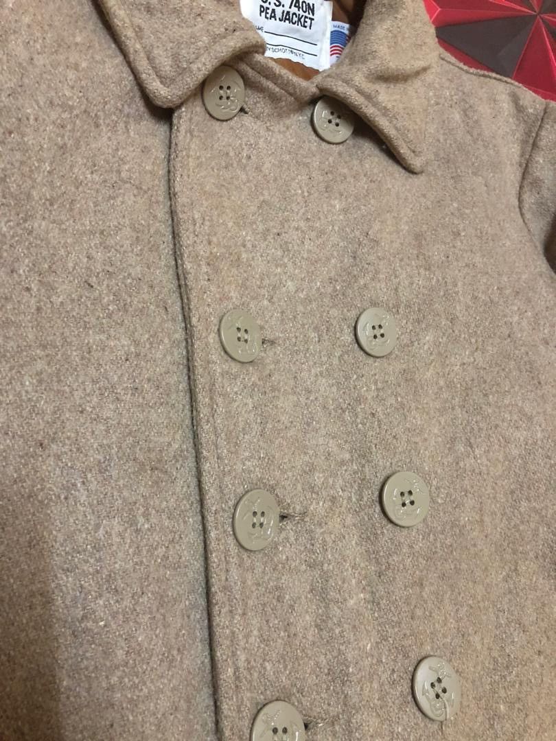 Schott WINTER COAT Vintage Pea Jacket US 740N by Schott USA Size US M / EU 48-50 / 2 - 4 Thumbnail