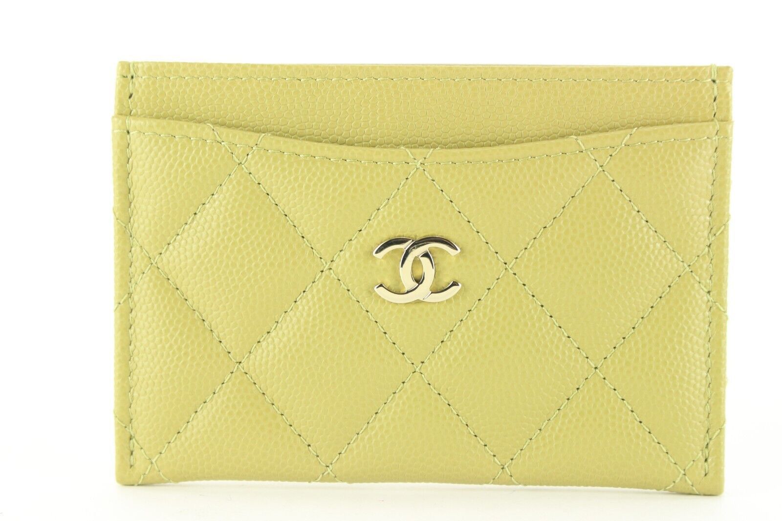 Chanel Chanel2 2k Caviar Leather Card Holder Wallet Case GHW2CJ1229 Grailed