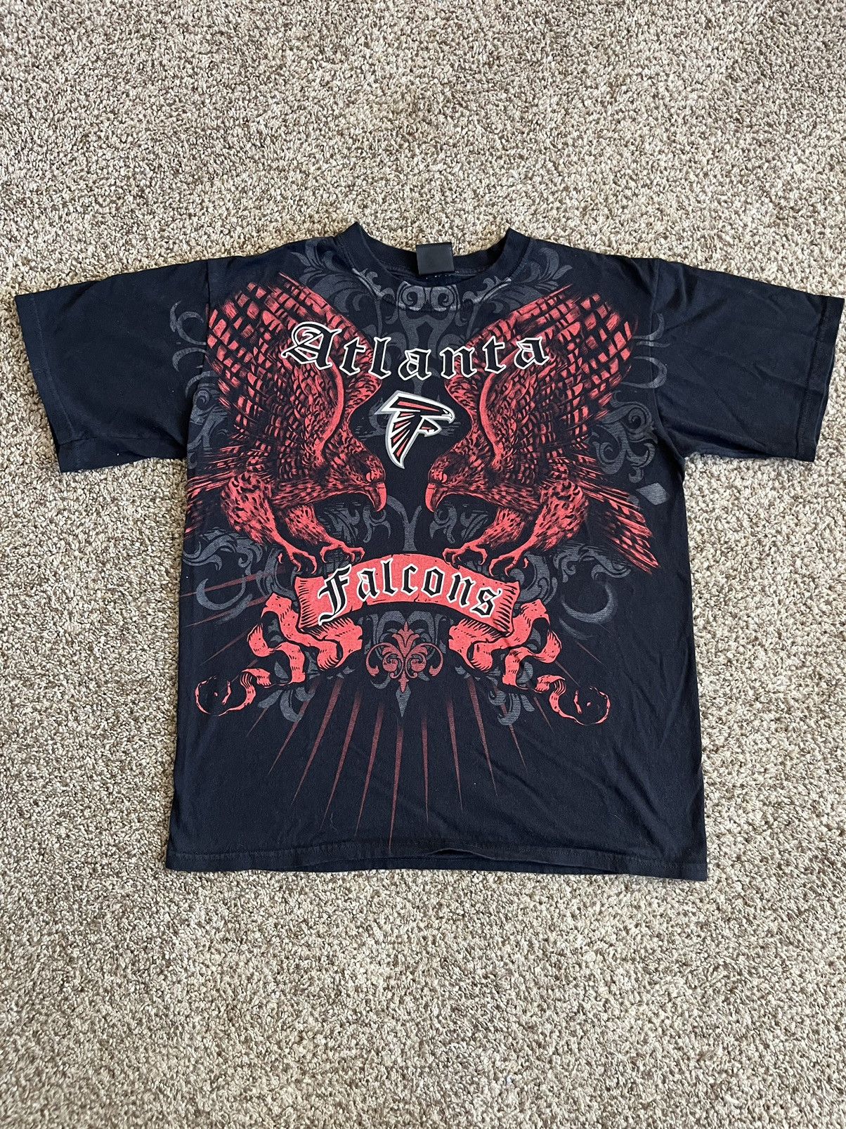 Vintage NFL Falcons Affliction Lookalike Shirt | Grailed