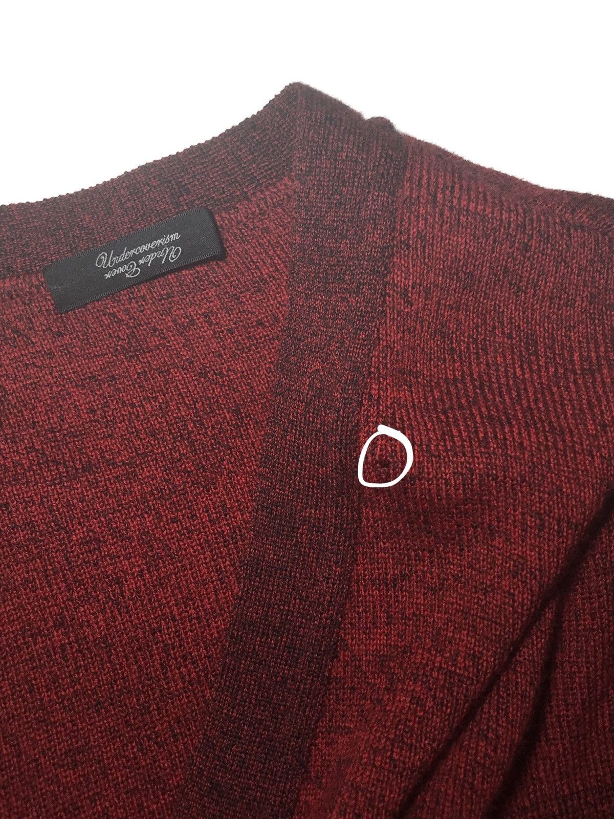 Undercover AW09 “Earmuff Maniac” Gradient cardigan Red Undercover Size US L / EU 52-54 / 3 - 4 Thumbnail