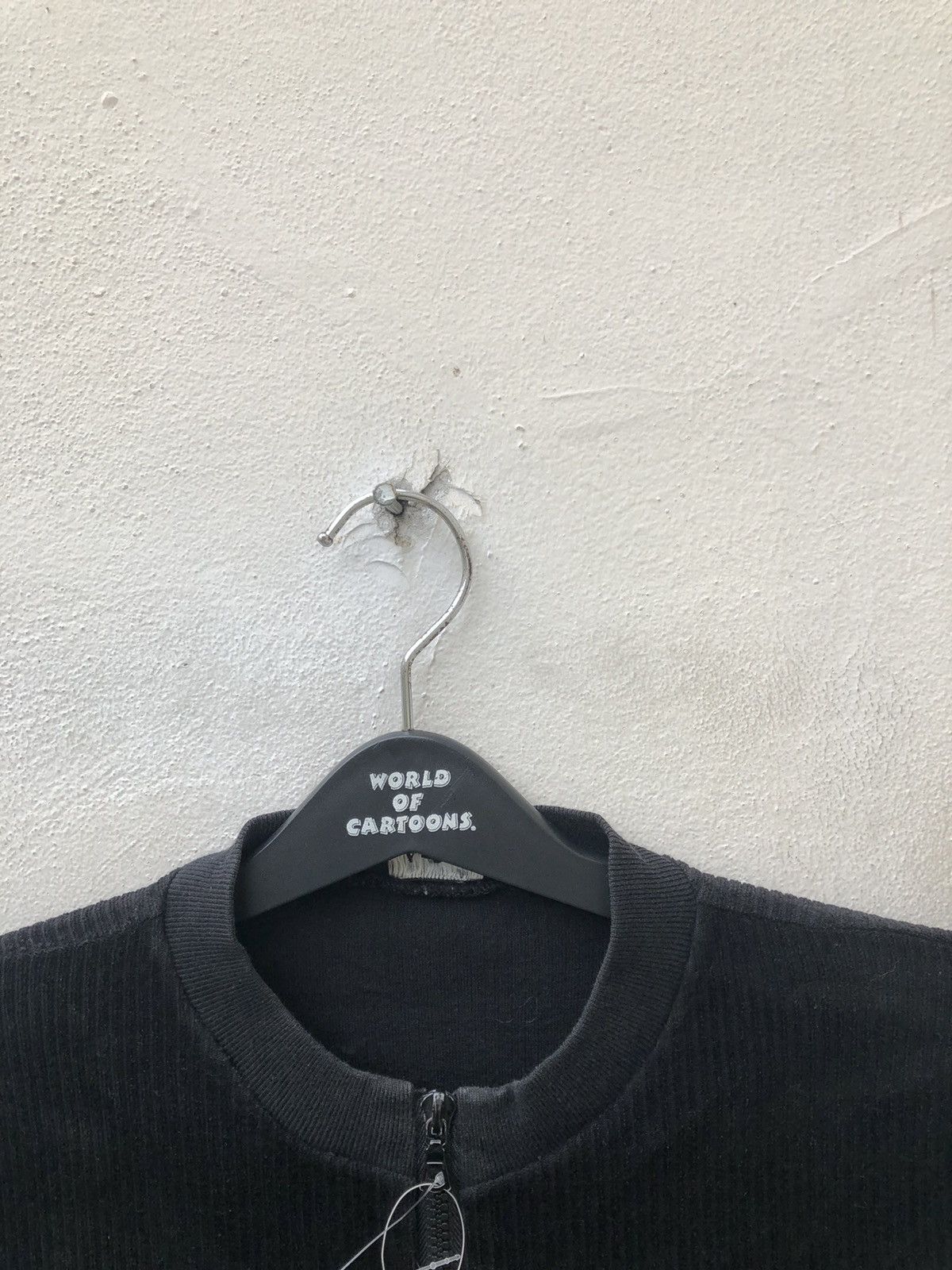 A.P.C. Vintage A.P.C. Faded Black Corduroy Round Neck Zip Sweater Size US S / EU 44-46 / 1 - 4 Thumbnail