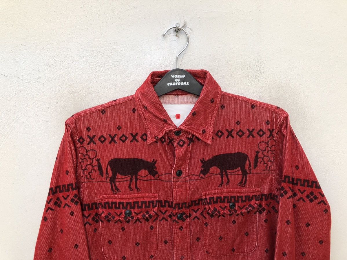 Markaware Marka Japan Printed Corduroy Button Shirt “ SAMPLE “ Size US M / EU 48-50 / 2 - 2 Thumbnail