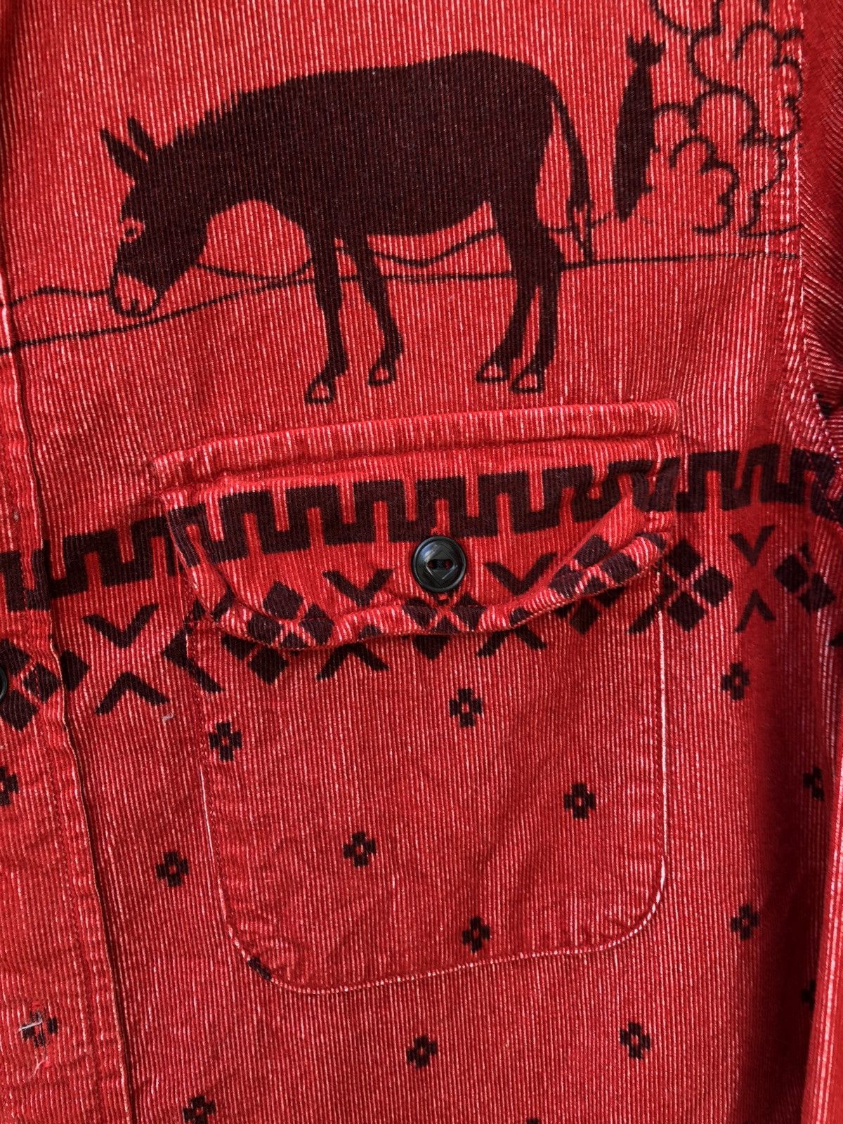 Markaware Marka Japan Printed Corduroy Button Shirt “ SAMPLE “ Size US M / EU 48-50 / 2 - 4 Thumbnail