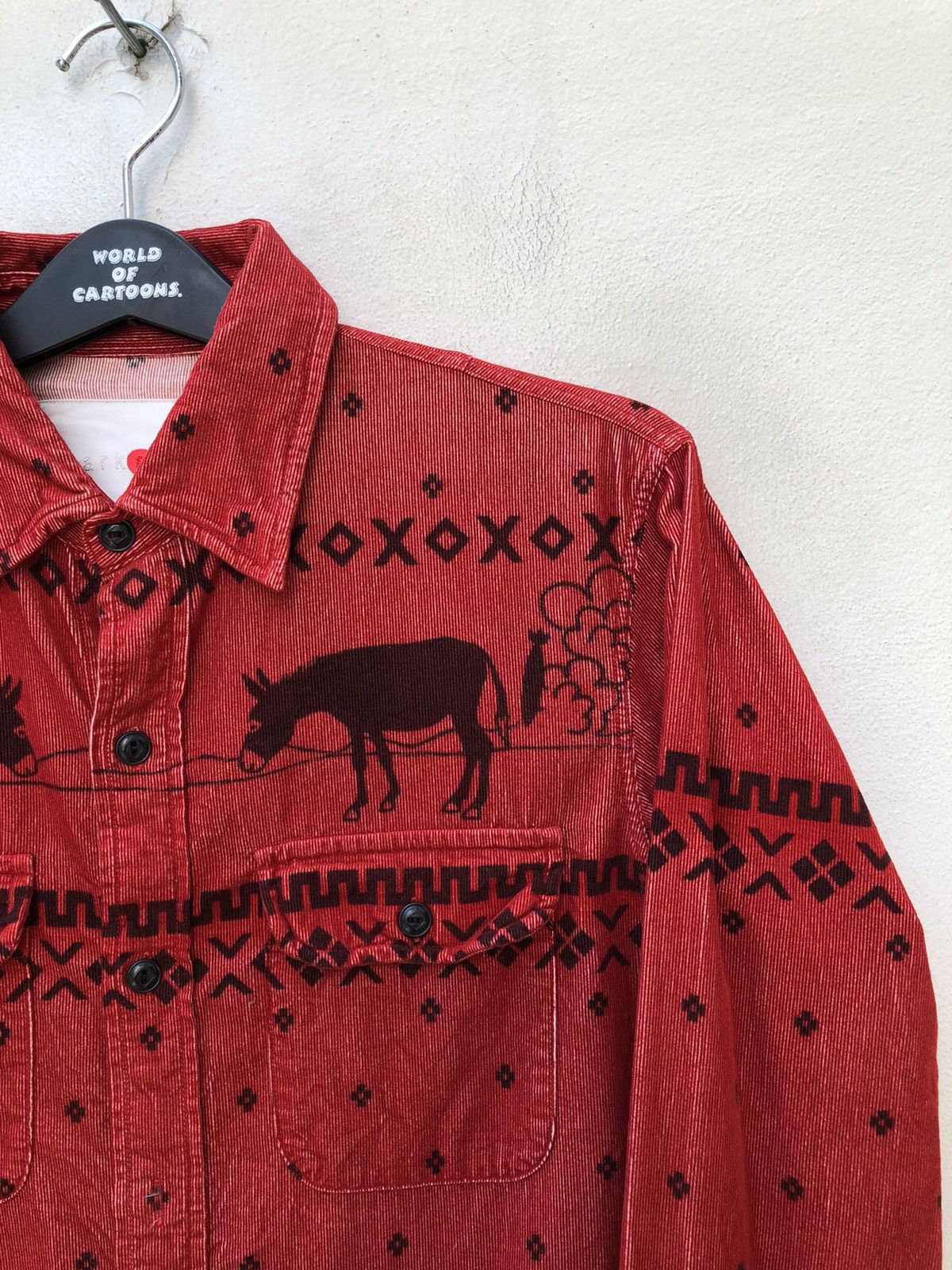 Markaware Marka Japan Printed Corduroy Button Shirt “ SAMPLE “ Size US M / EU 48-50 / 2 - 6 Thumbnail