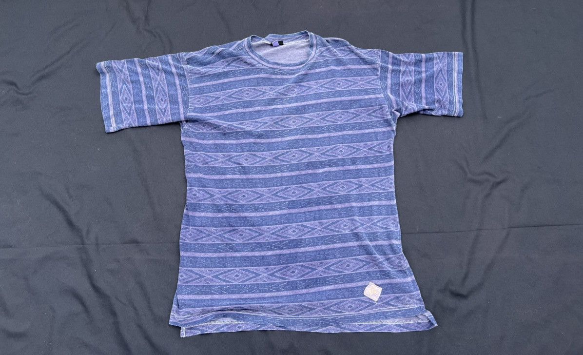 Gramicci Vintage 90s Gramicci Sun Fade Tribe Stripes t shirt Size US L / EU 52-54 / 3 - 1 Thumbnail