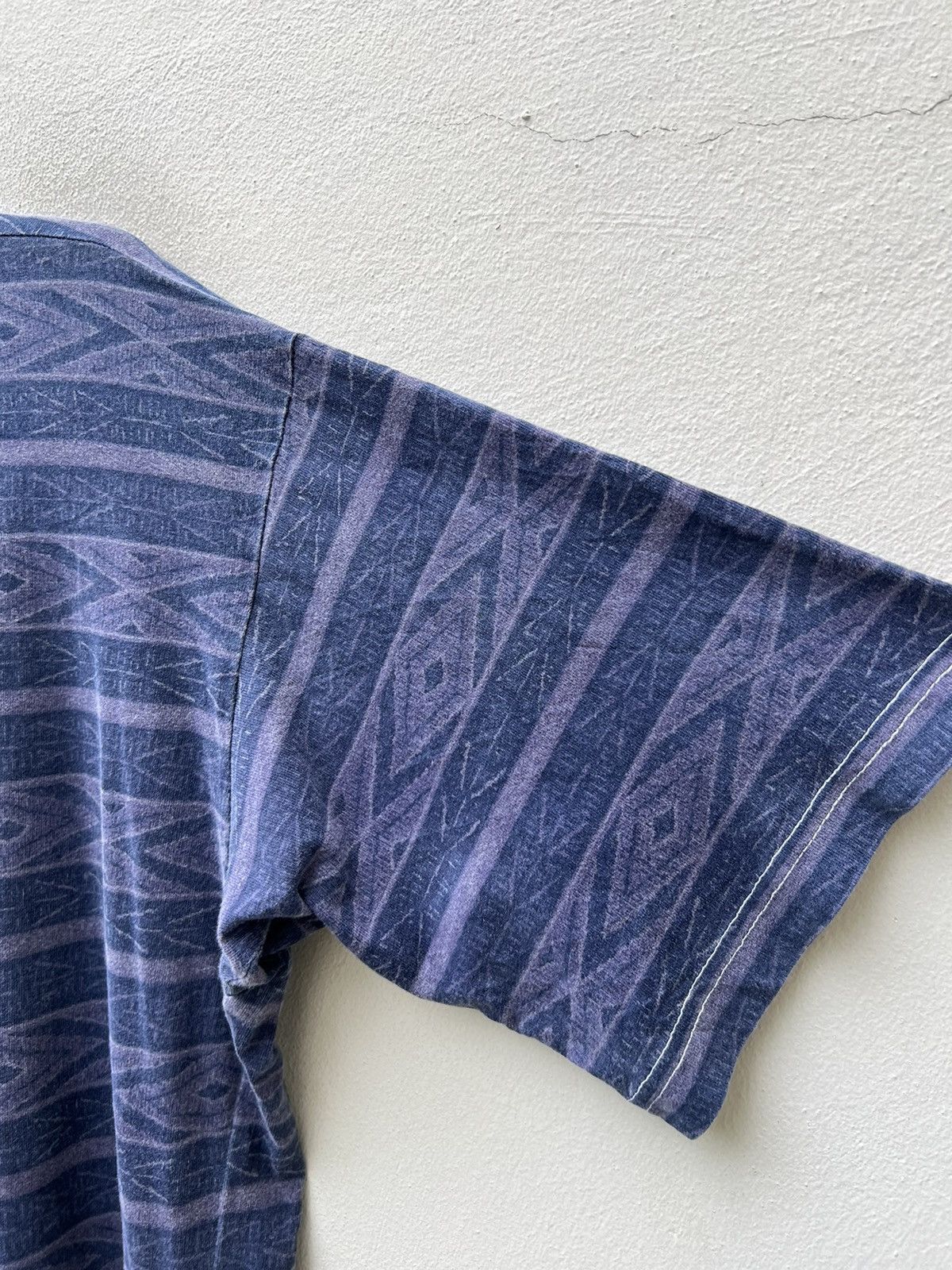Gramicci Vintage 90s Gramicci Sun Fade Tribe Stripes t shirt Size US L / EU 52-54 / 3 - 8 Thumbnail