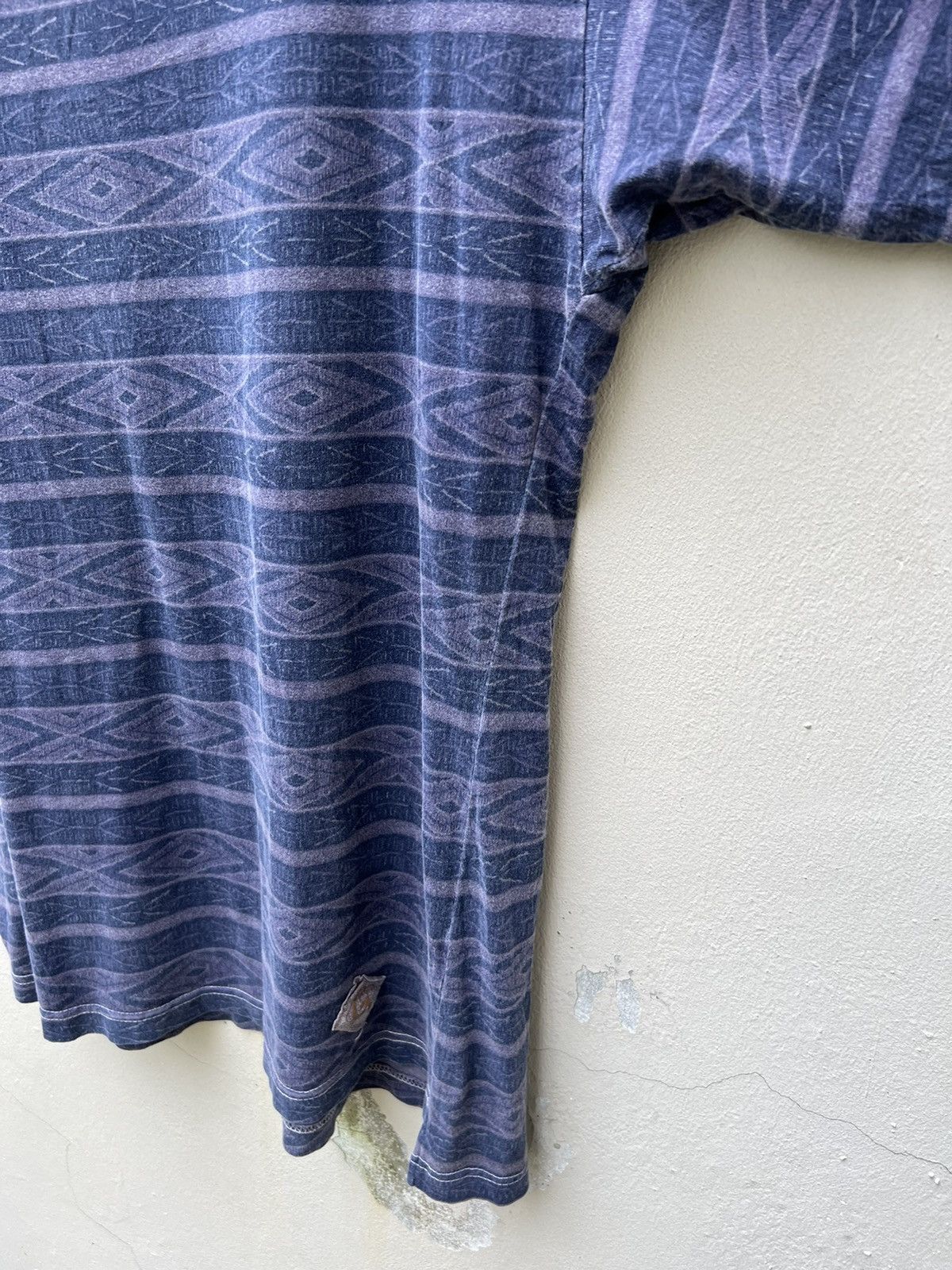 Gramicci Vintage 90s Gramicci Sun Fade Tribe Stripes t shirt Size US L / EU 52-54 / 3 - 9 Thumbnail