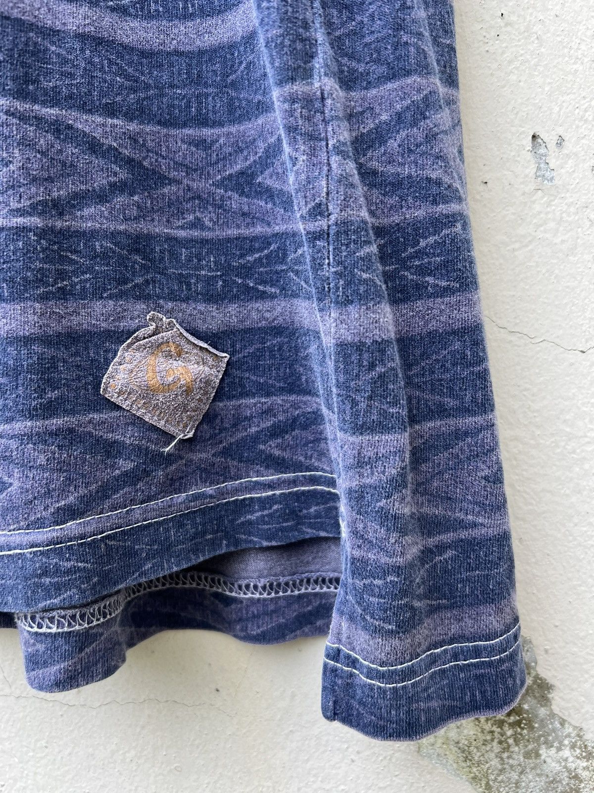 Gramicci Vintage 90s Gramicci Sun Fade Tribe Stripes t shirt Size US L / EU 52-54 / 3 - 7 Thumbnail