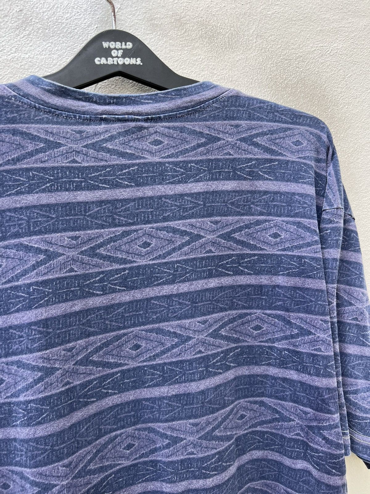 Gramicci Vintage 90s Gramicci Sun Fade Tribe Stripes t shirt Size US L / EU 52-54 / 3 - 12 Thumbnail