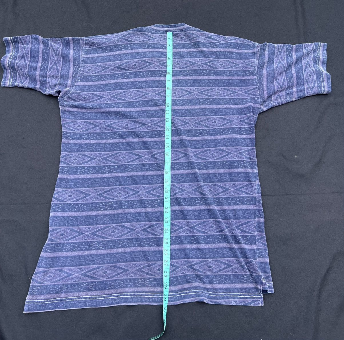 Gramicci Vintage 90s Gramicci Sun Fade Tribe Stripes t shirt Size US L / EU 52-54 / 3 - 4 Thumbnail