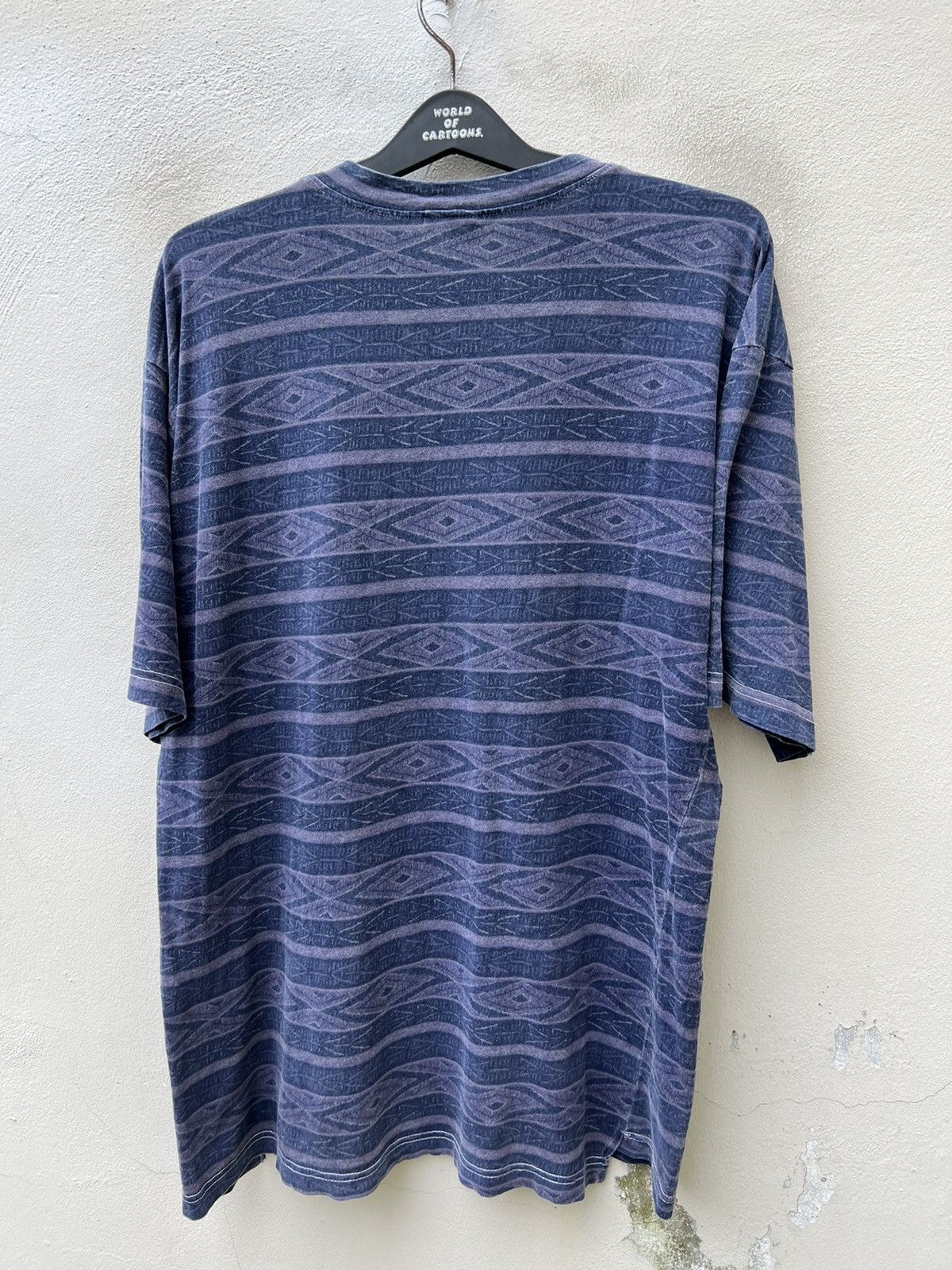 Gramicci Vintage 90s Gramicci Sun Fade Tribe Stripes t shirt Size US L / EU 52-54 / 3 - 11 Thumbnail