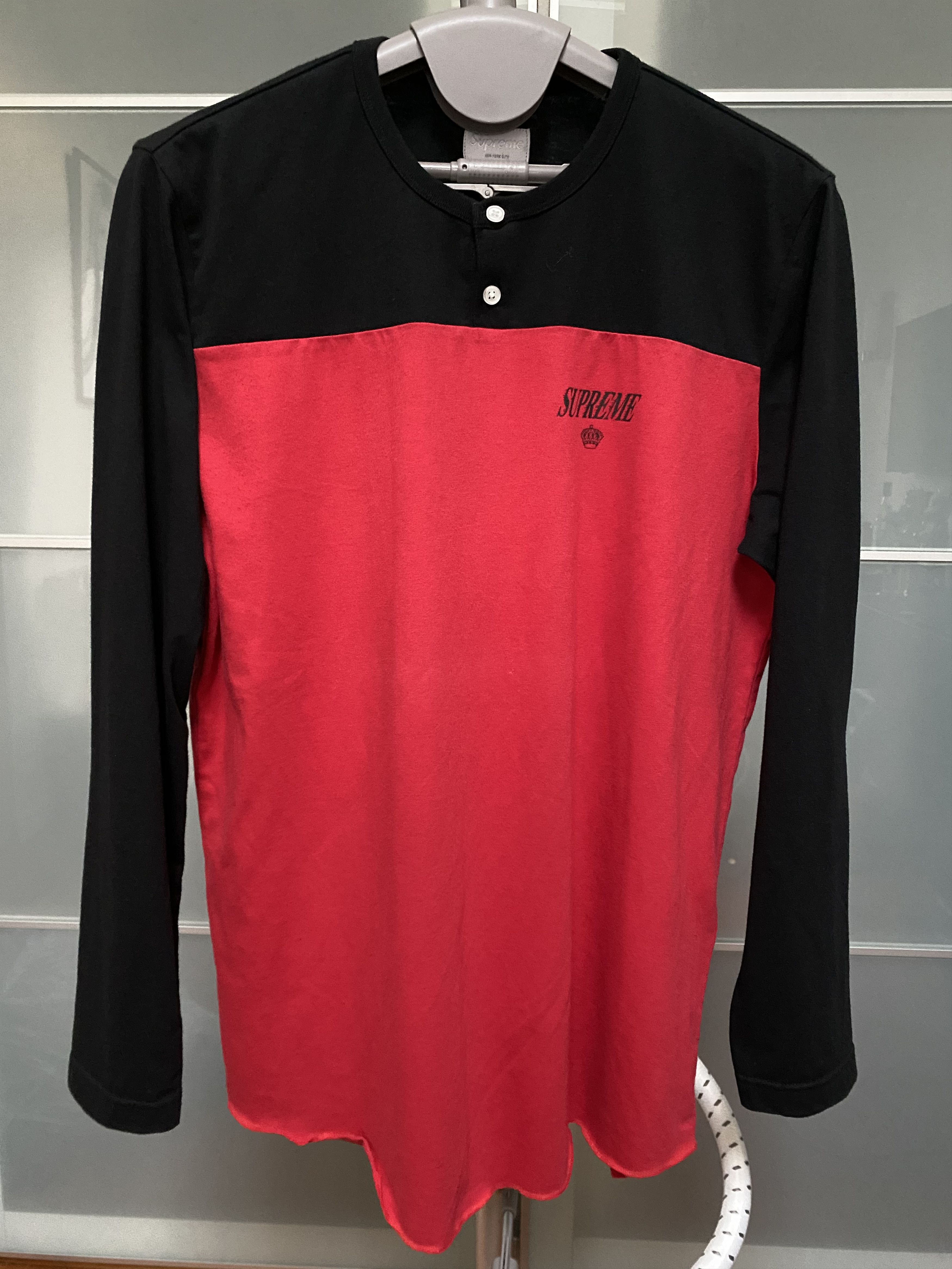 Supreme SUPREME CROWN 2 TONE LONG SLEEVE TEE Size US L / EU 52-54 / 3 - 1 Thumbnail