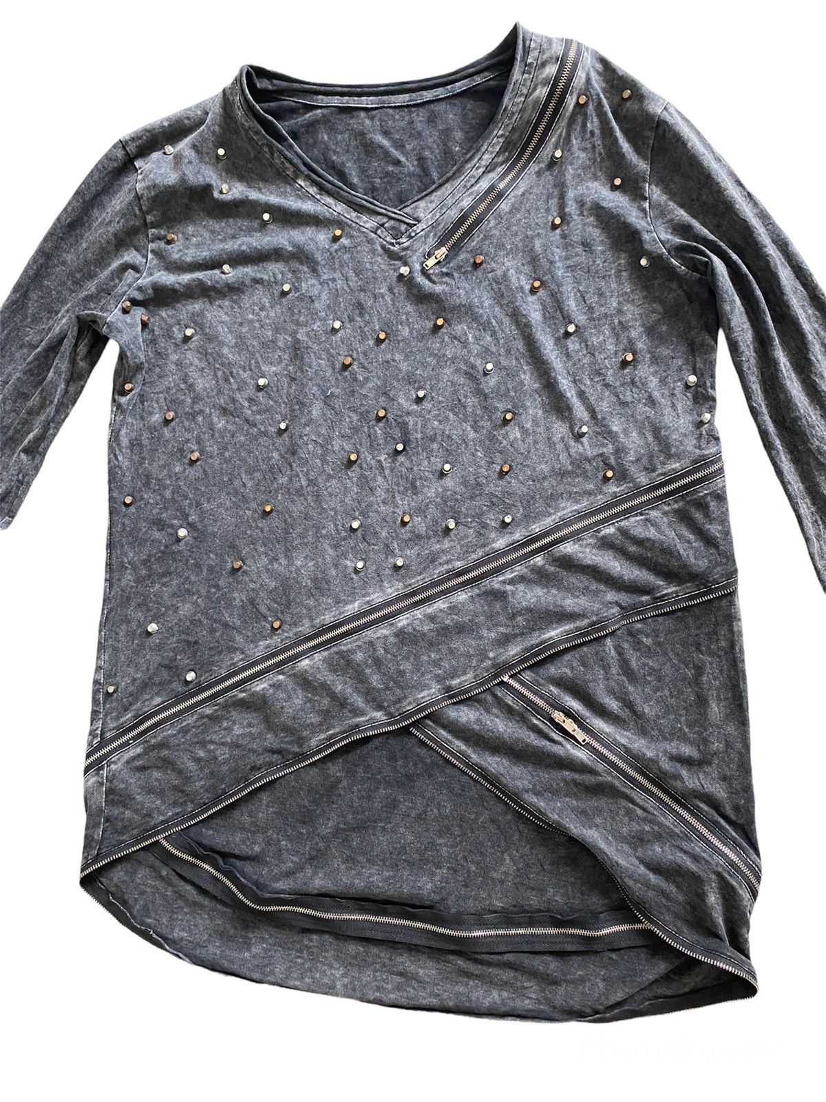 Japanese Brand × Seditionaries 🇯🇵Punk Zipper long sleeve shirt design rare Size US M / EU 48-50 / 2 - 6 Thumbnail