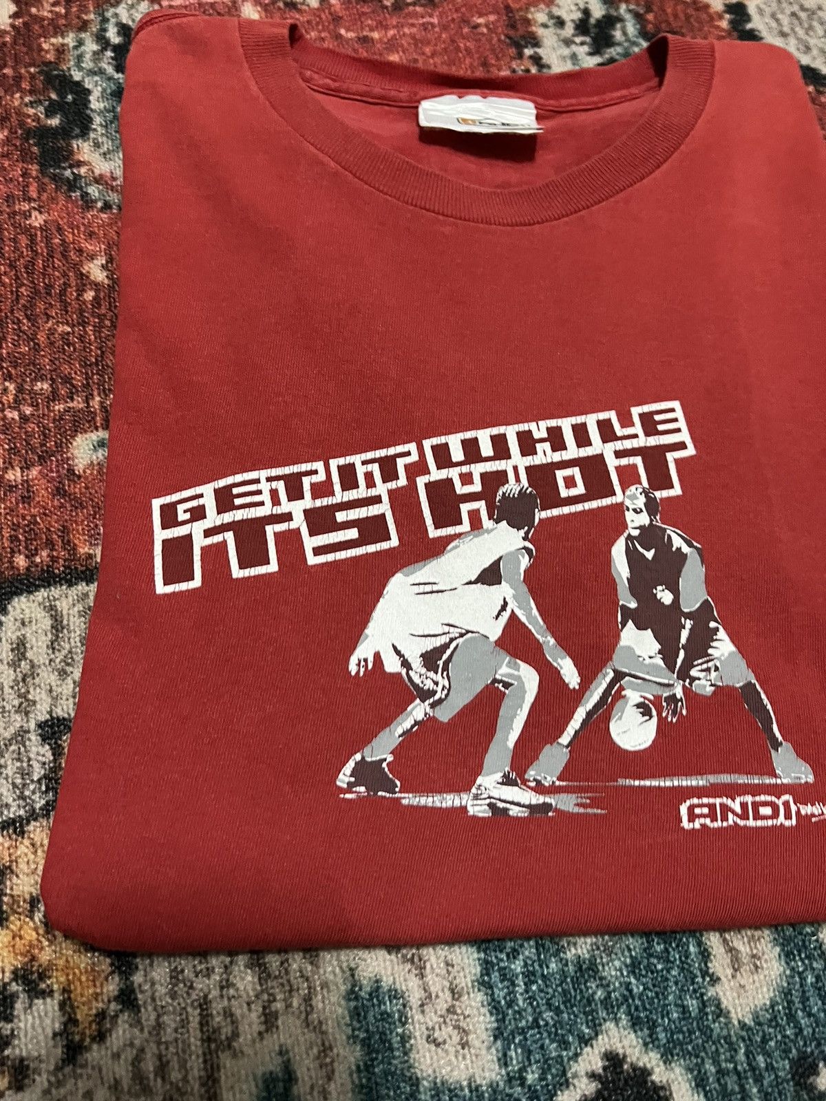 NBA Vintage And 1 Mixtape Hot Sauce “ Get it while its hot” Size US L / EU 52-54 / 3 - 3 Thumbnail