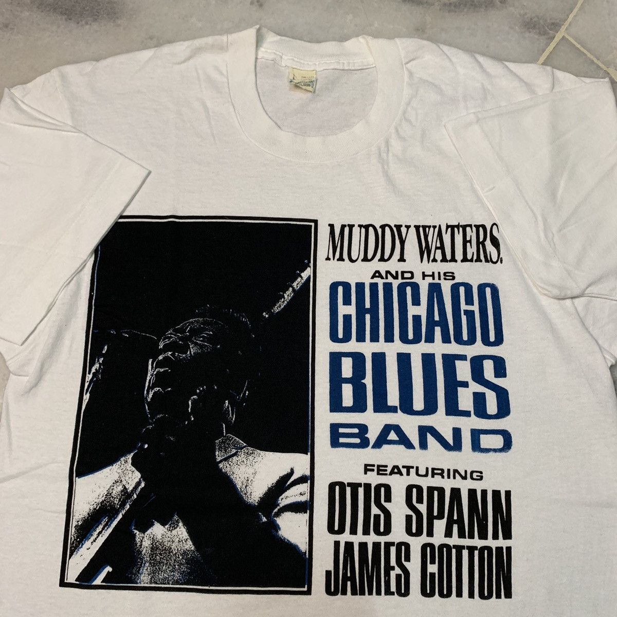 Band Tees × Vintage Vintage Jazz / Blues Muddy Waters promo Size US M / EU 48-50 / 2 - 1 Thumbnail