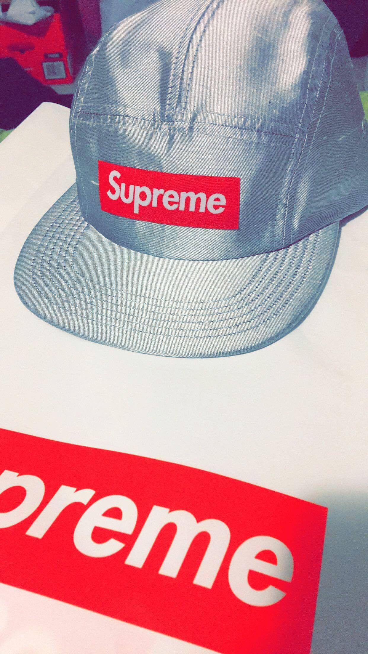 Supreme Supreme Raw Silk Camp Cap Grailed