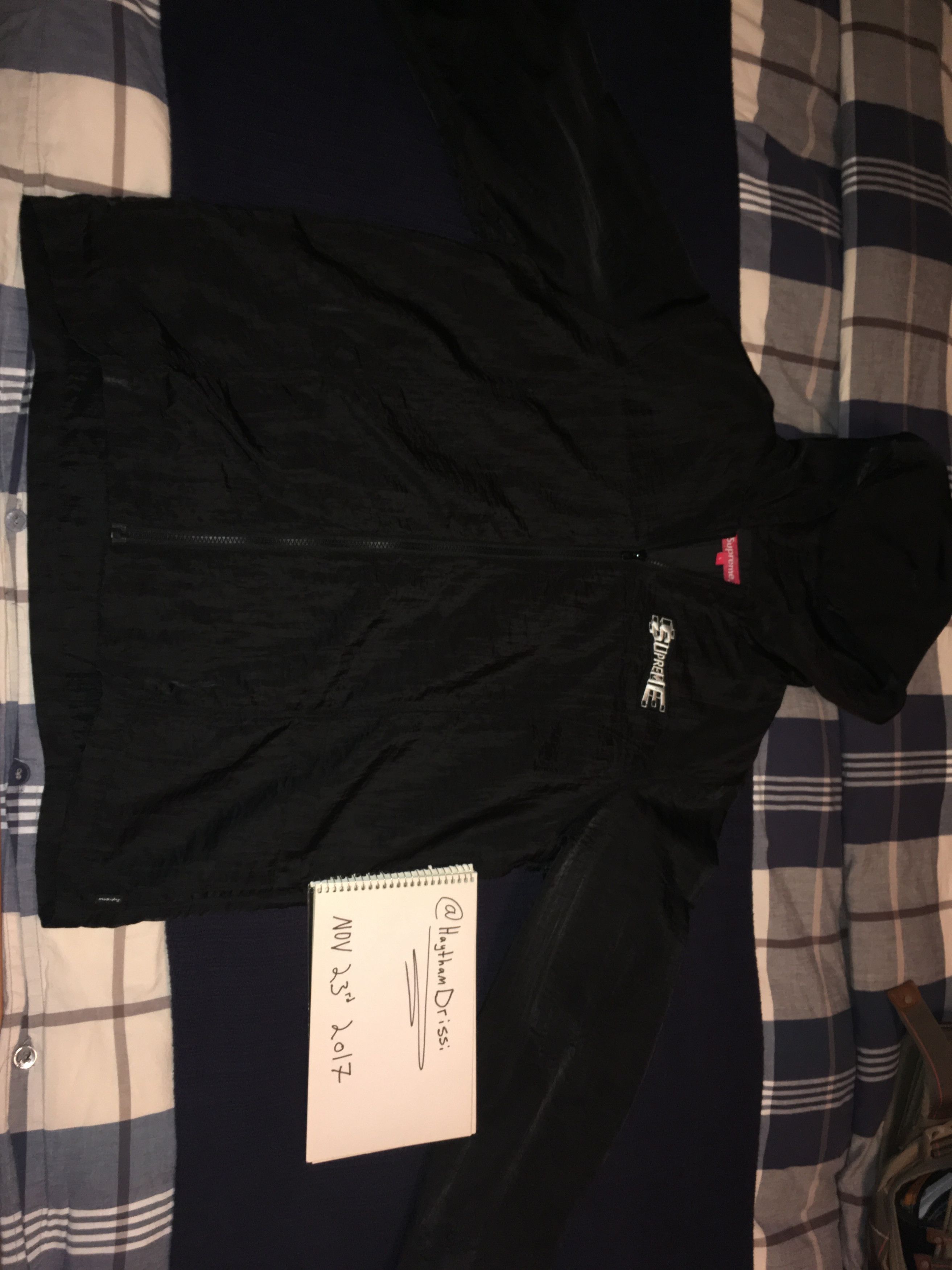 Supreme Skew Nylon Hooded Jacket