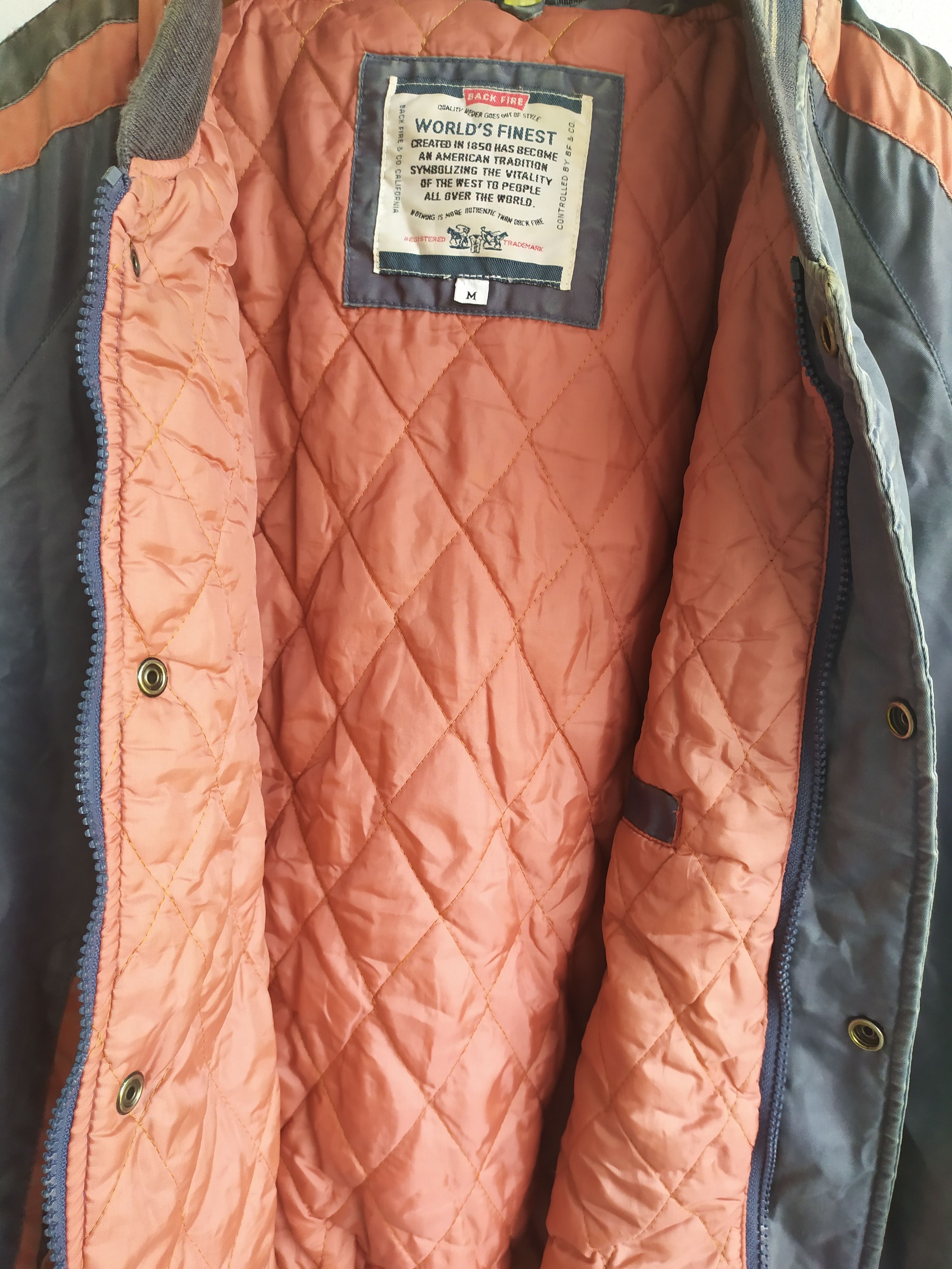Japanese Brand Vintage Back Fire game off bomber jacket Size US M / EU 48-50 / 2 - 5 Thumbnail