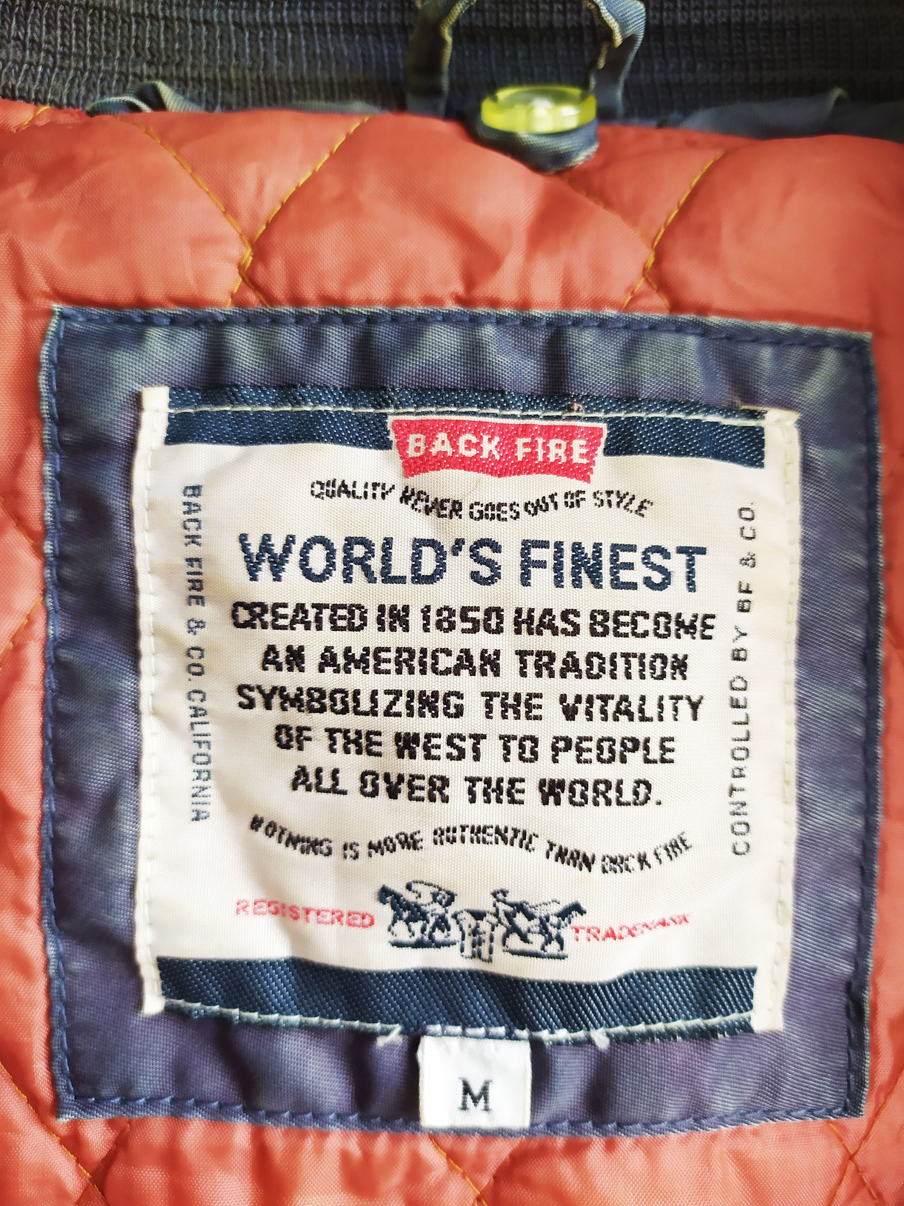 Japanese Brand Vintage Back Fire game off bomber jacket Size US M / EU 48-50 / 2 - 3 Thumbnail