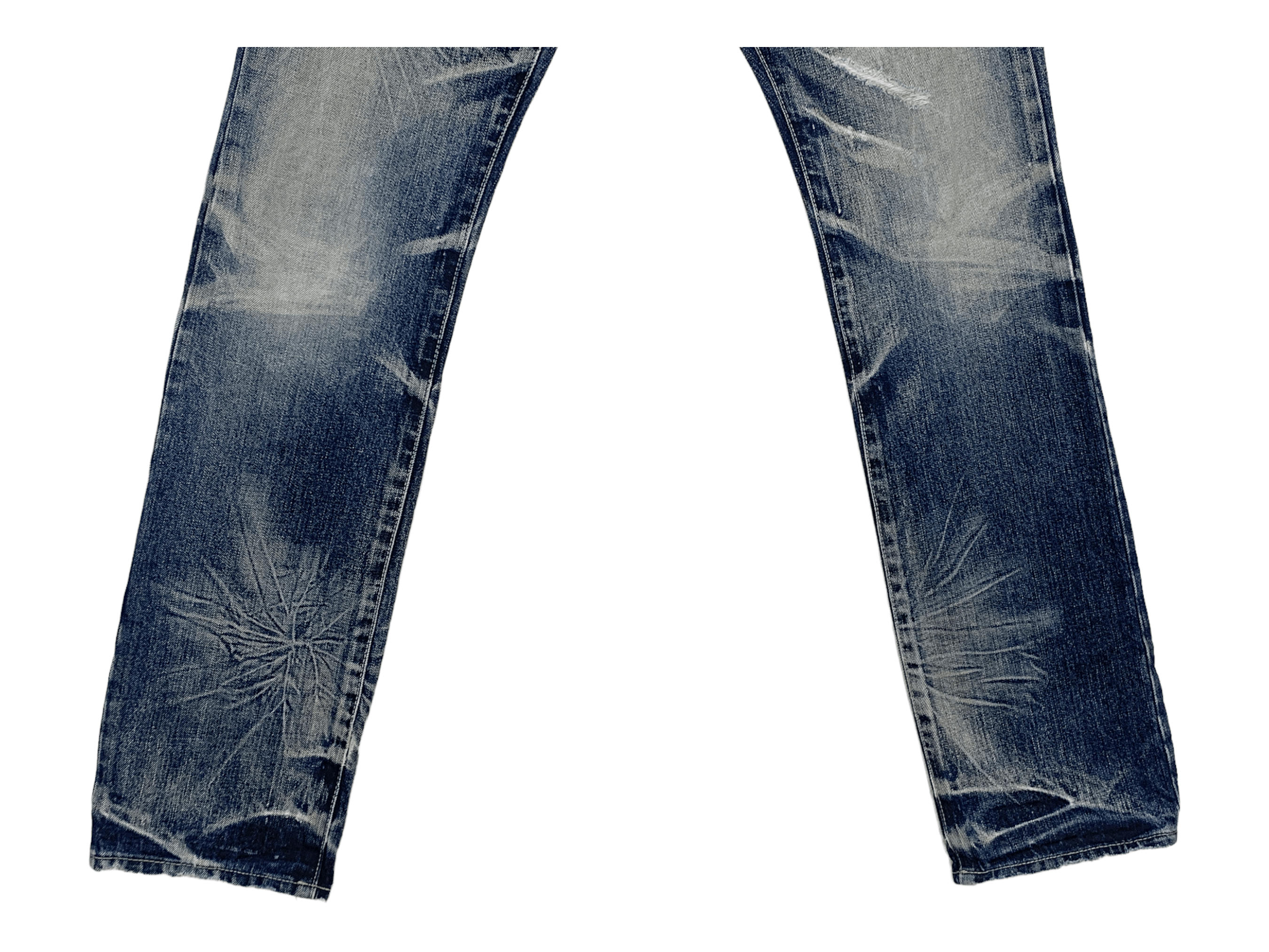 Japanese Brand × Takeo Kikuchi Straight Leg Denim Distressed Jeans Made in Japan Size US 31 - 5 Thumbnail