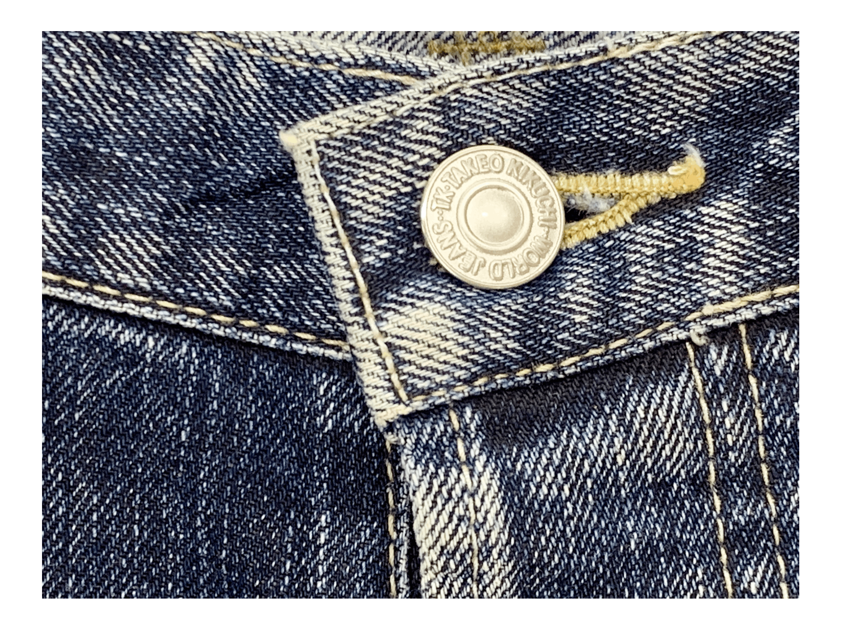 Japanese Brand × Takeo Kikuchi Straight Leg Denim Distressed Jeans Made in Japan Size US 31 - 9 Thumbnail