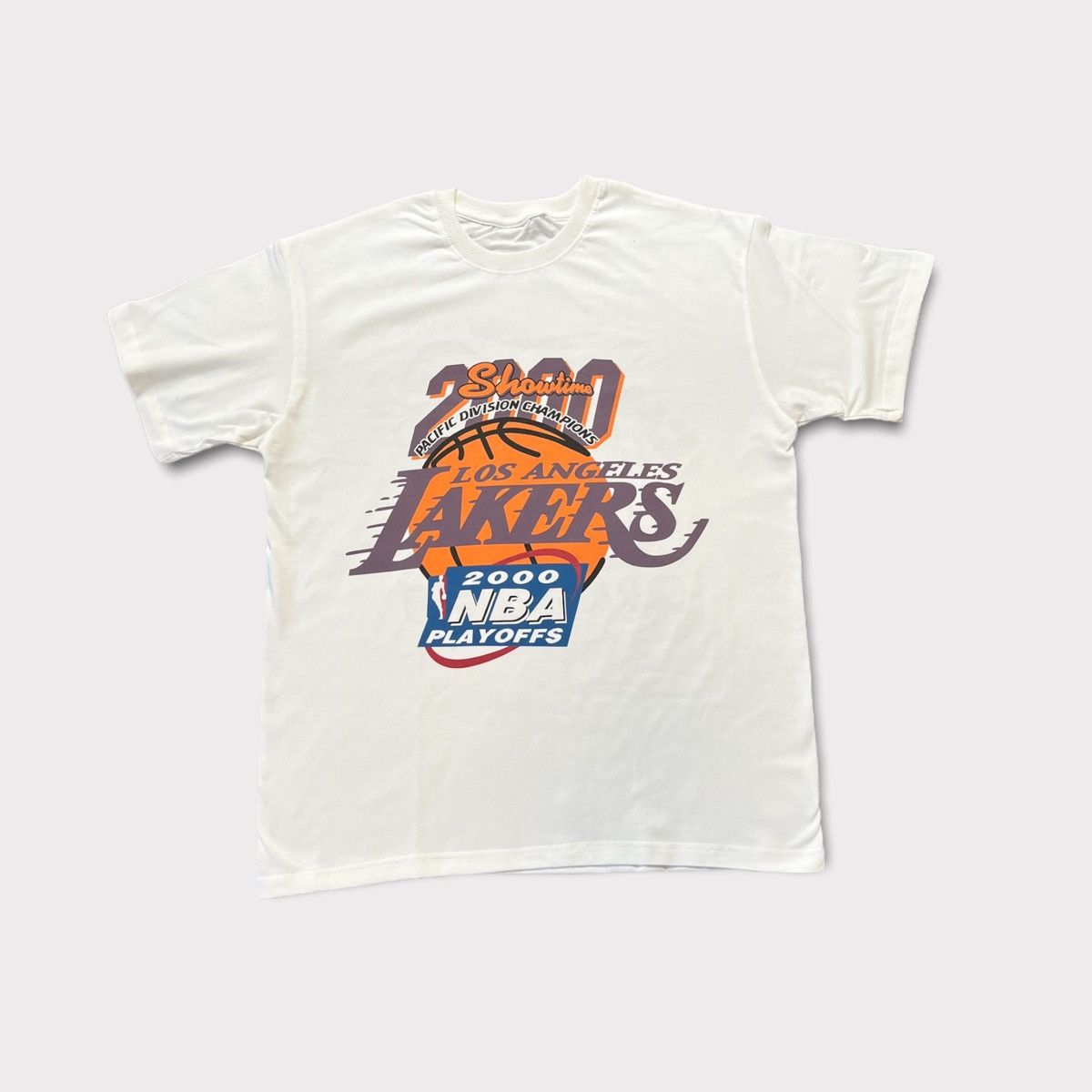 NBA × Vintage FREE SHIPPING Custom 2000 Laker Vintage Tee Size US L / EU 52-54 / 3 - 1 Thumbnail