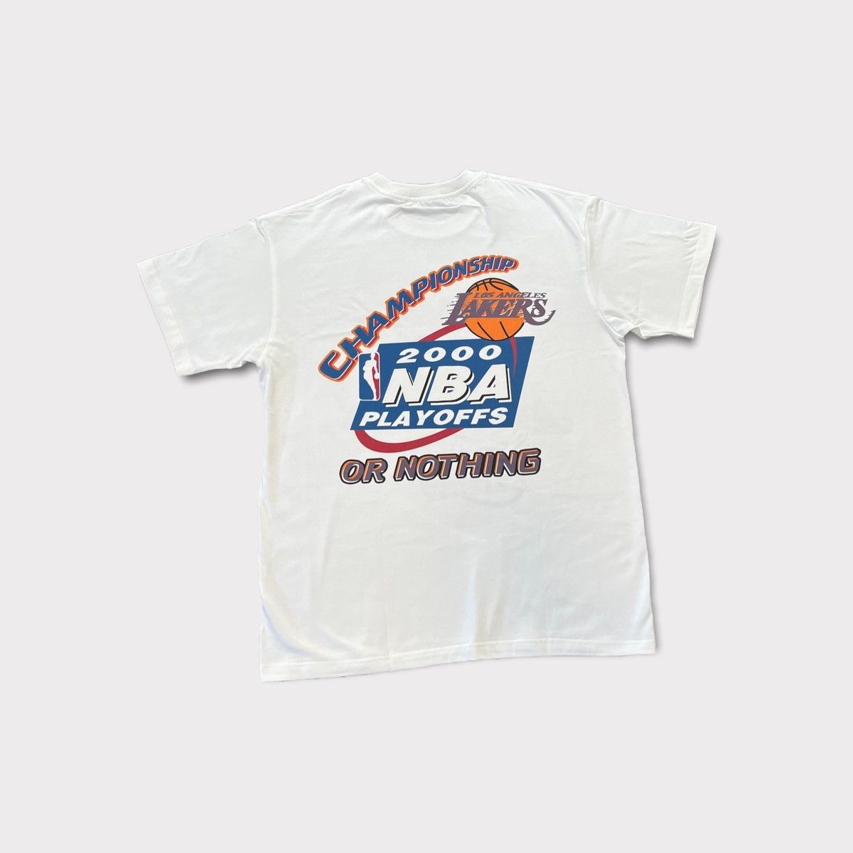 NBA × Vintage FREE SHIPPING Custom 2000 Laker Vintage Tee Size US L / EU 52-54 / 3 - 2 Thumbnail