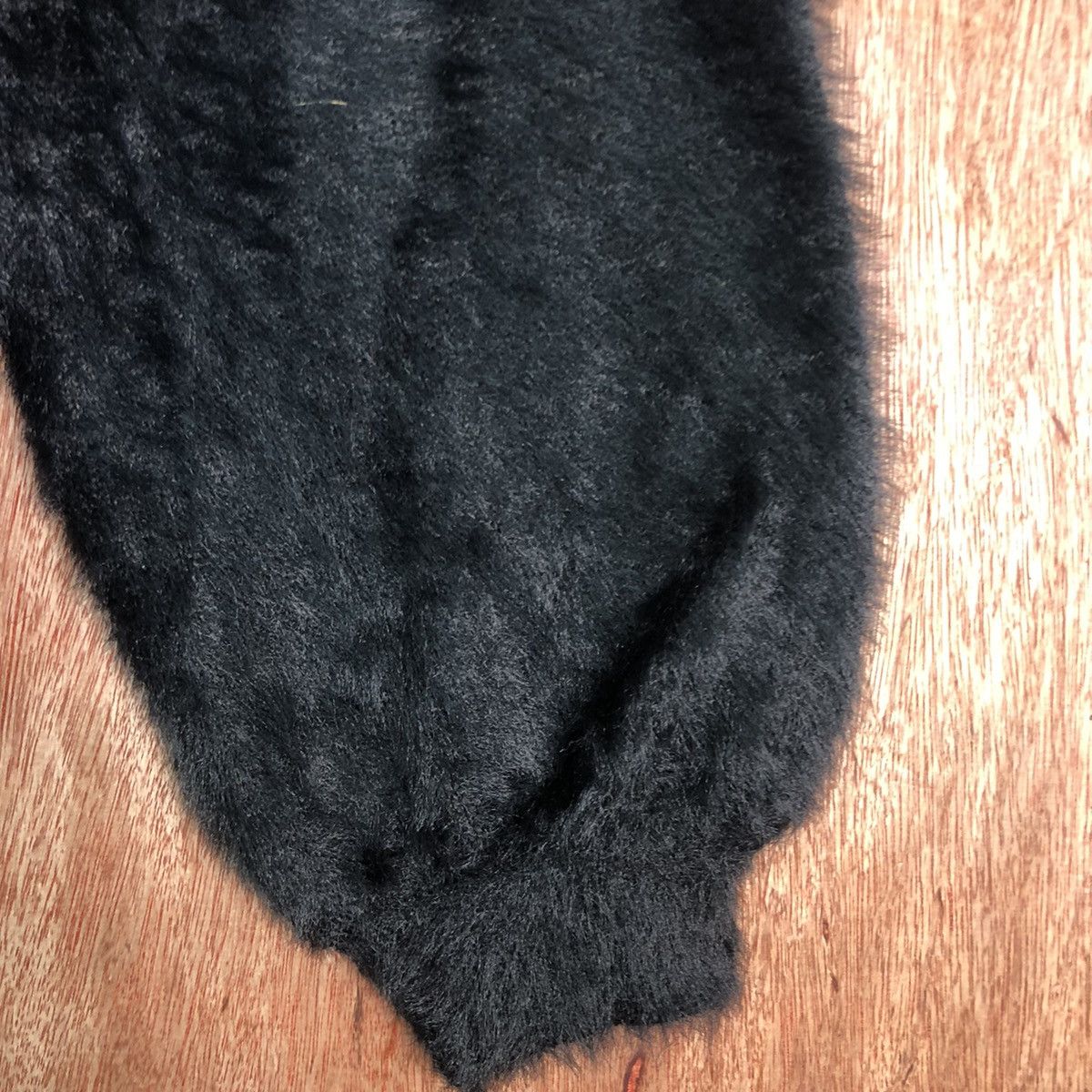 Homespun Knitwear JAPAN INGNI BLACK MOHAIR BAGGY KNITWEAR Size US M / EU 48-50 / 2 - 4 Thumbnail